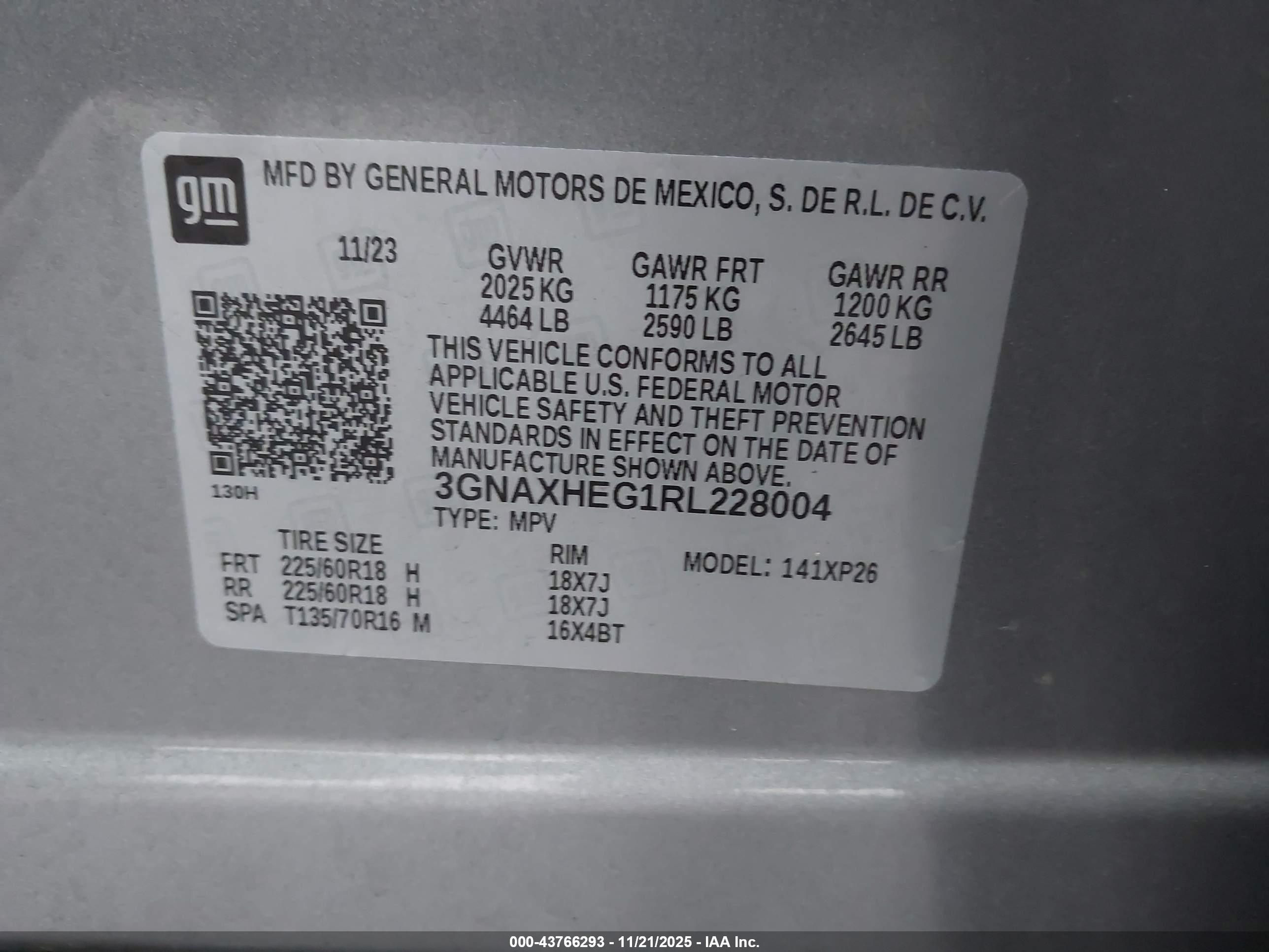 CHEVROLET EQUINOX image 9
