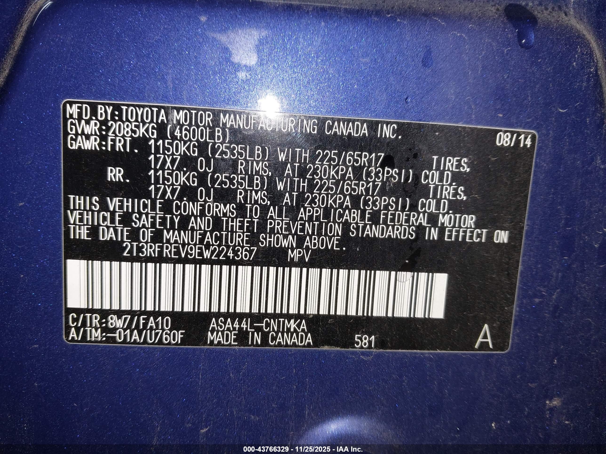 TOYOTA RAV4 image 9