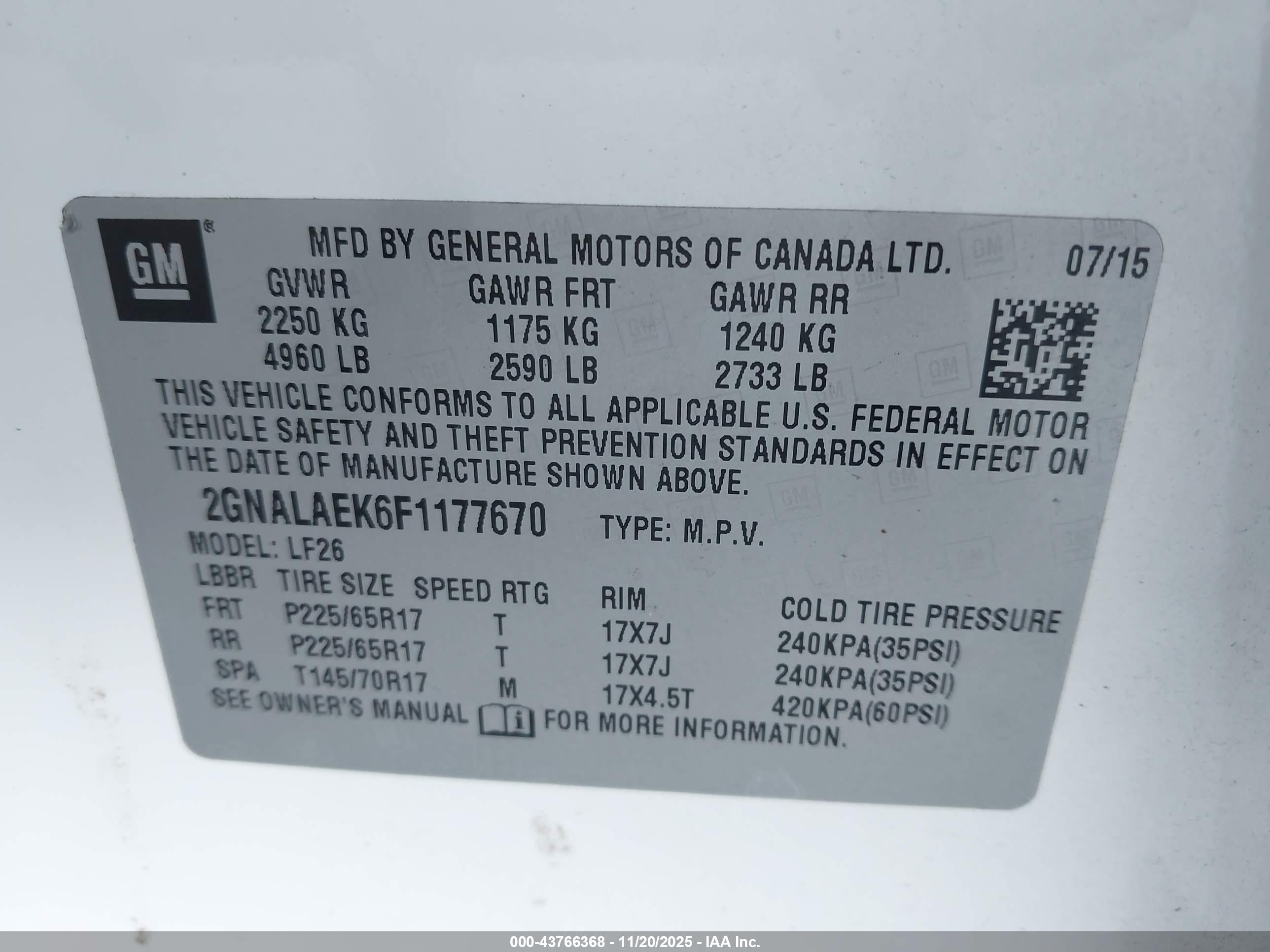 CHEVROLET EQUINOX image 9
