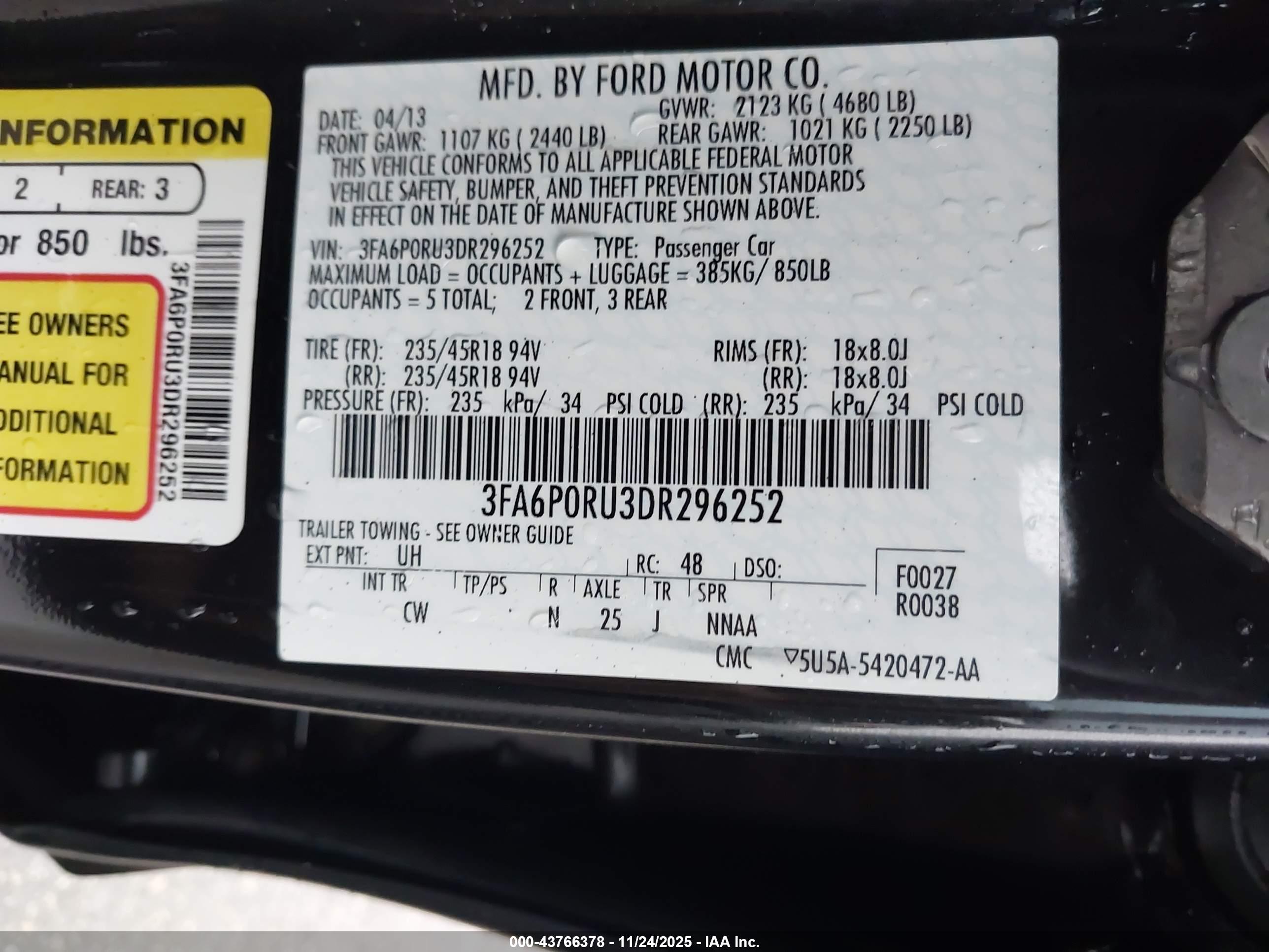 FORD FUSION image 9