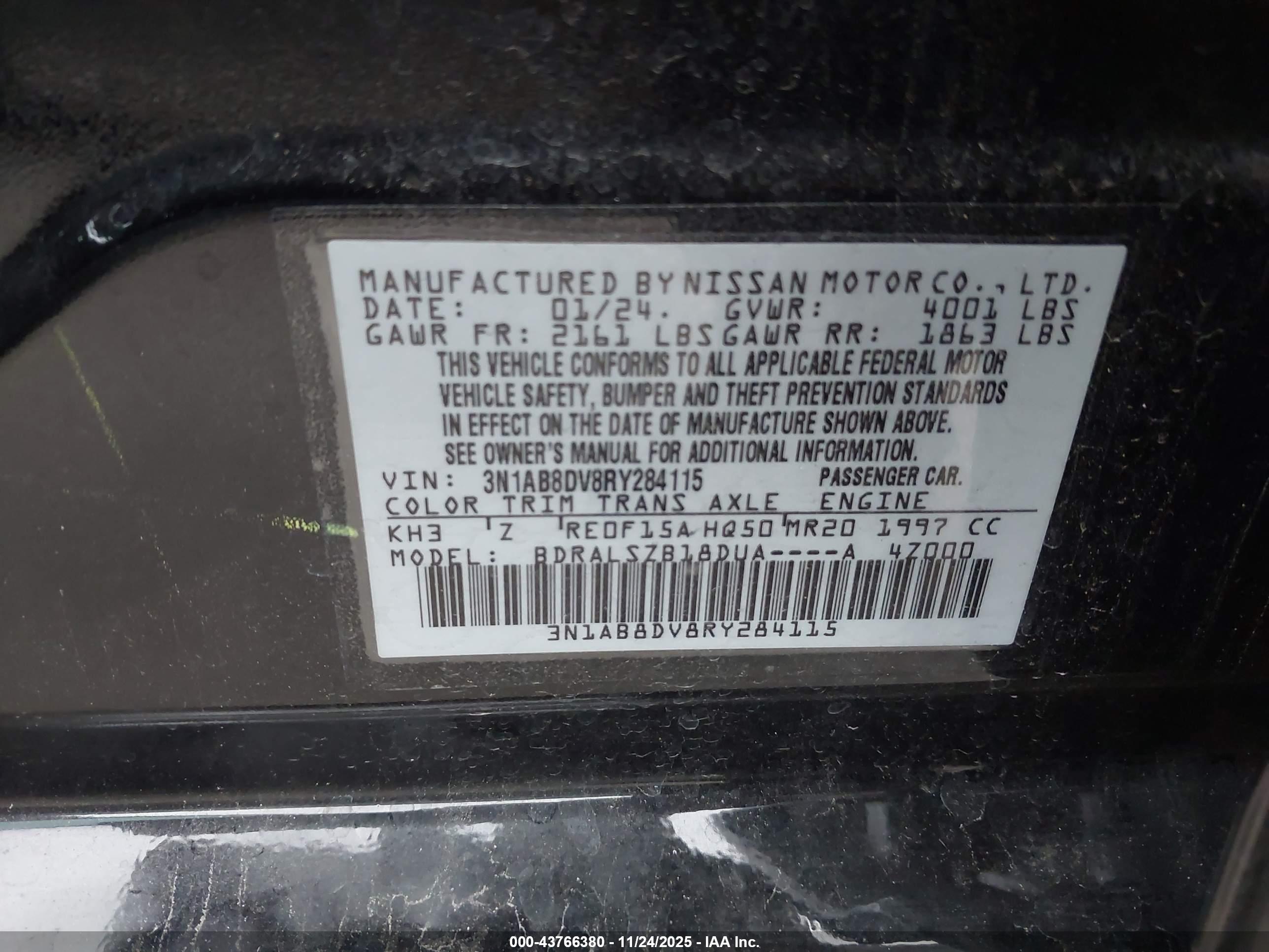NISSAN SENTRA image 9