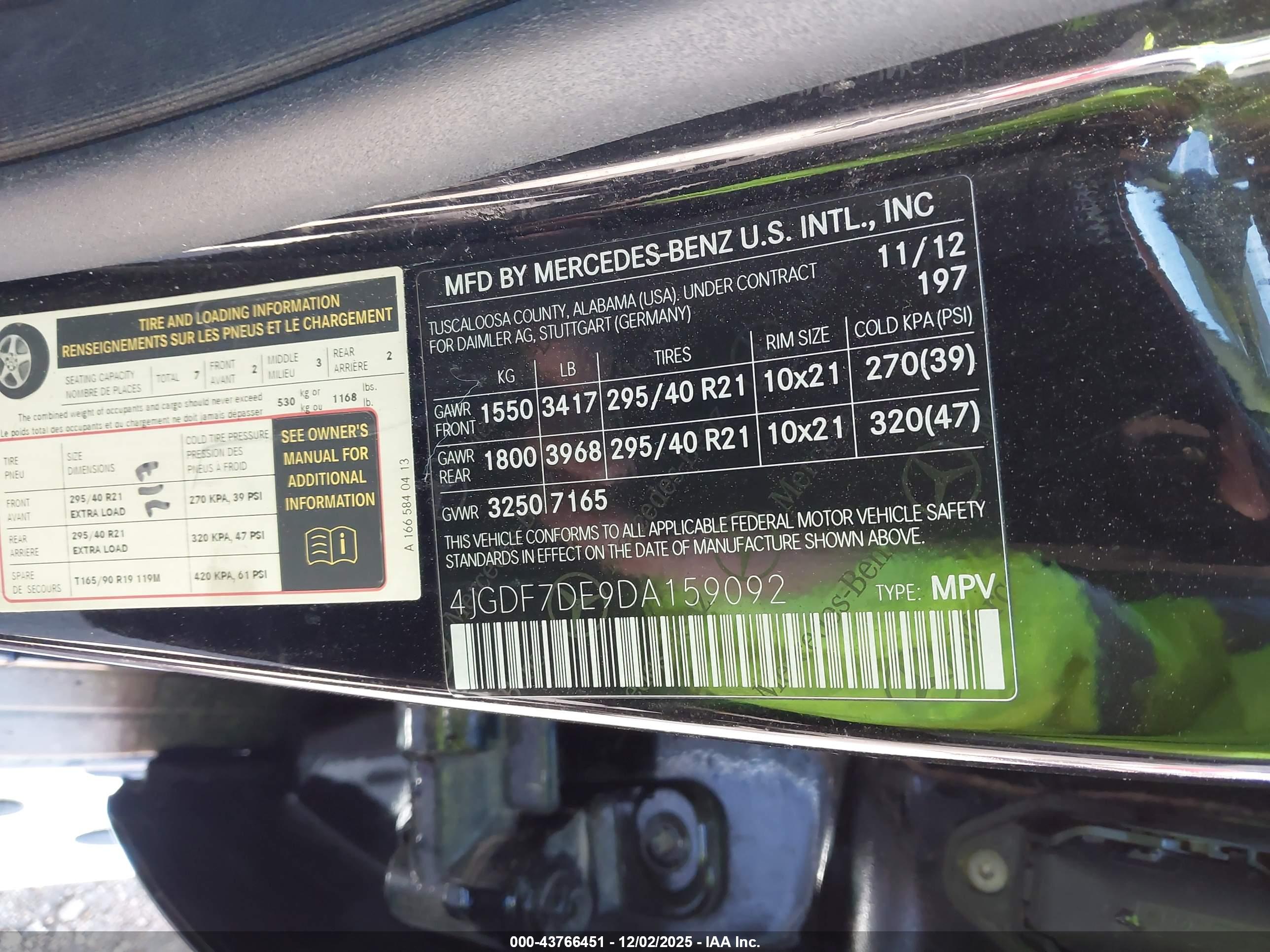 MERCEDES-BENZ GL image 9