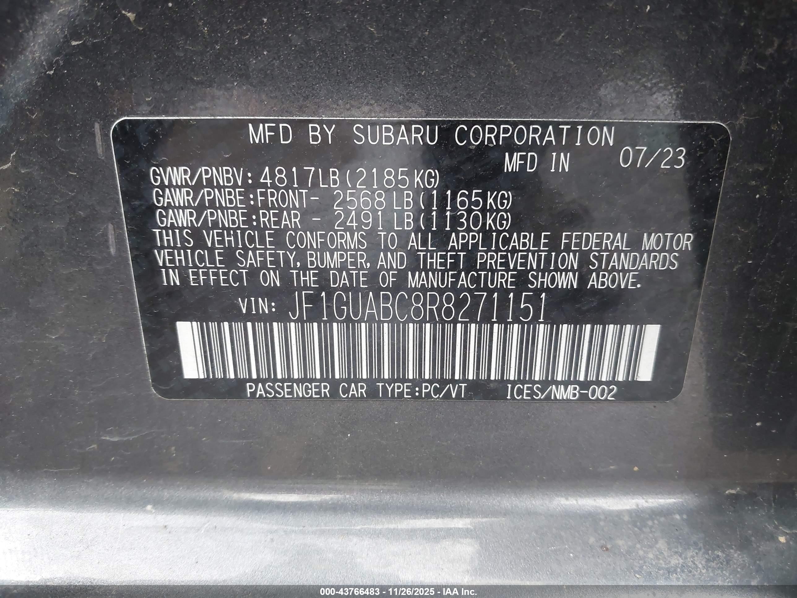 SUBARU IMPREZA image 9