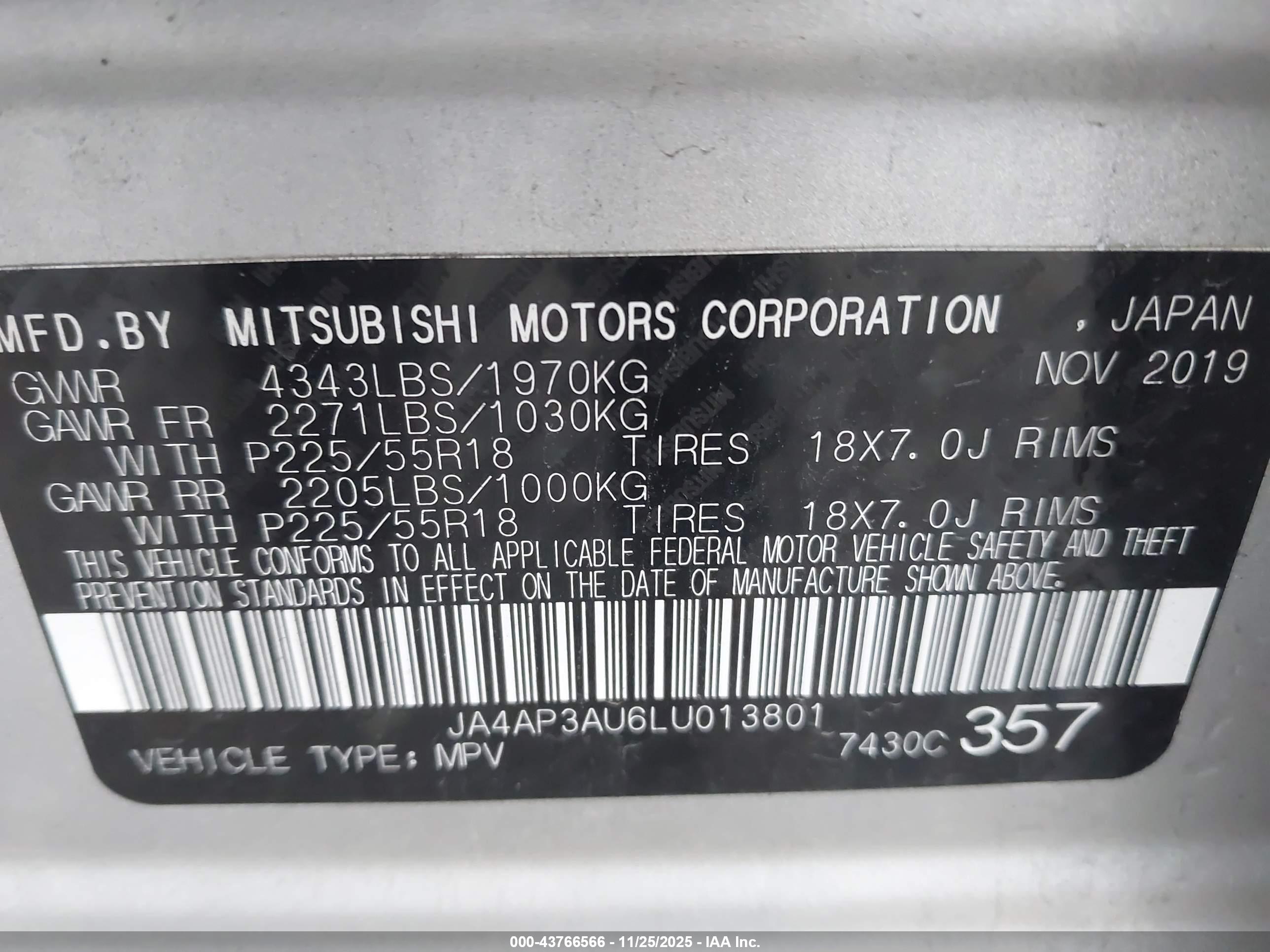 MITSUBISHI OUTLANDER image 9
