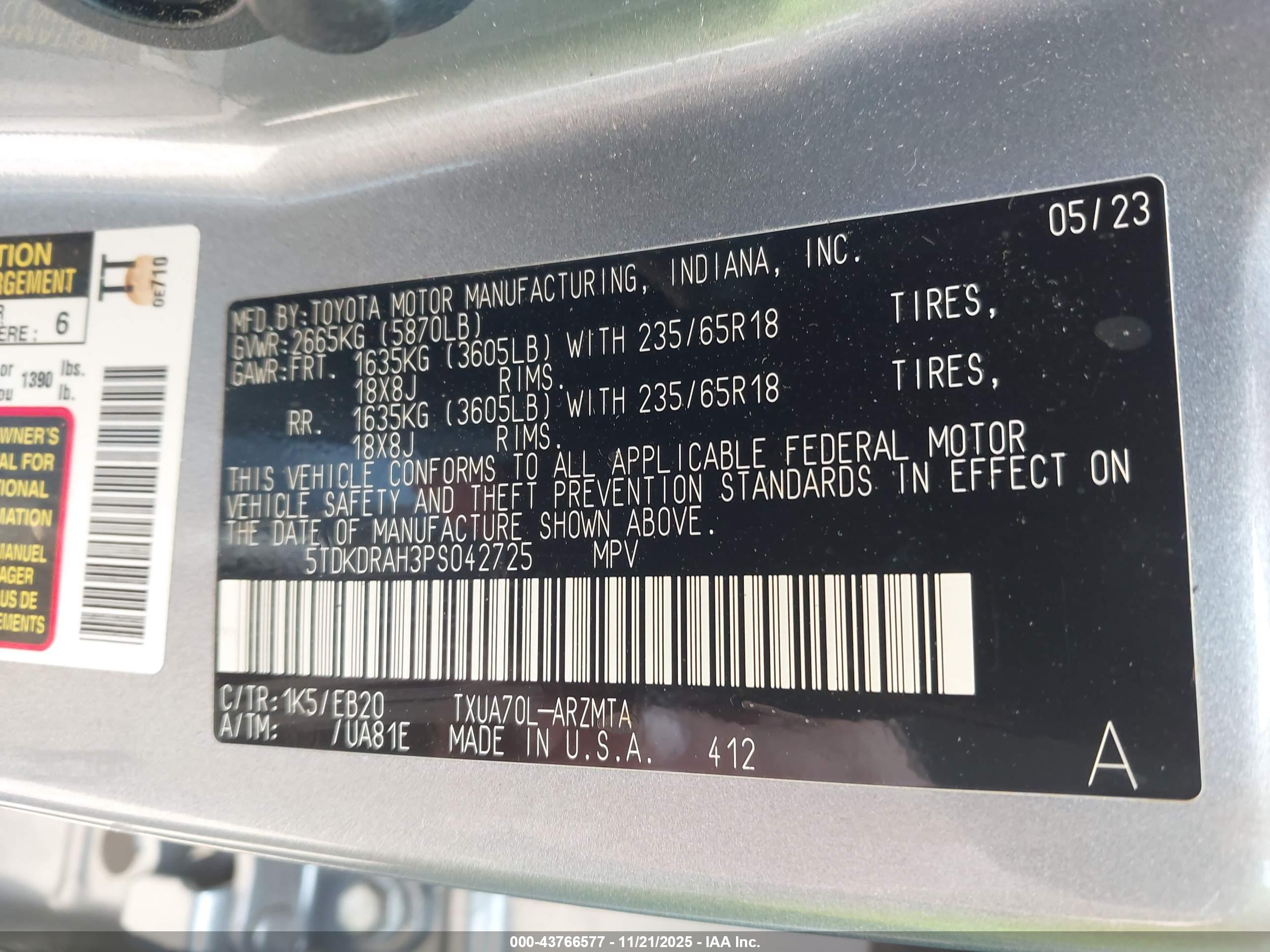 TOYOTA HIGHLANDER image 9