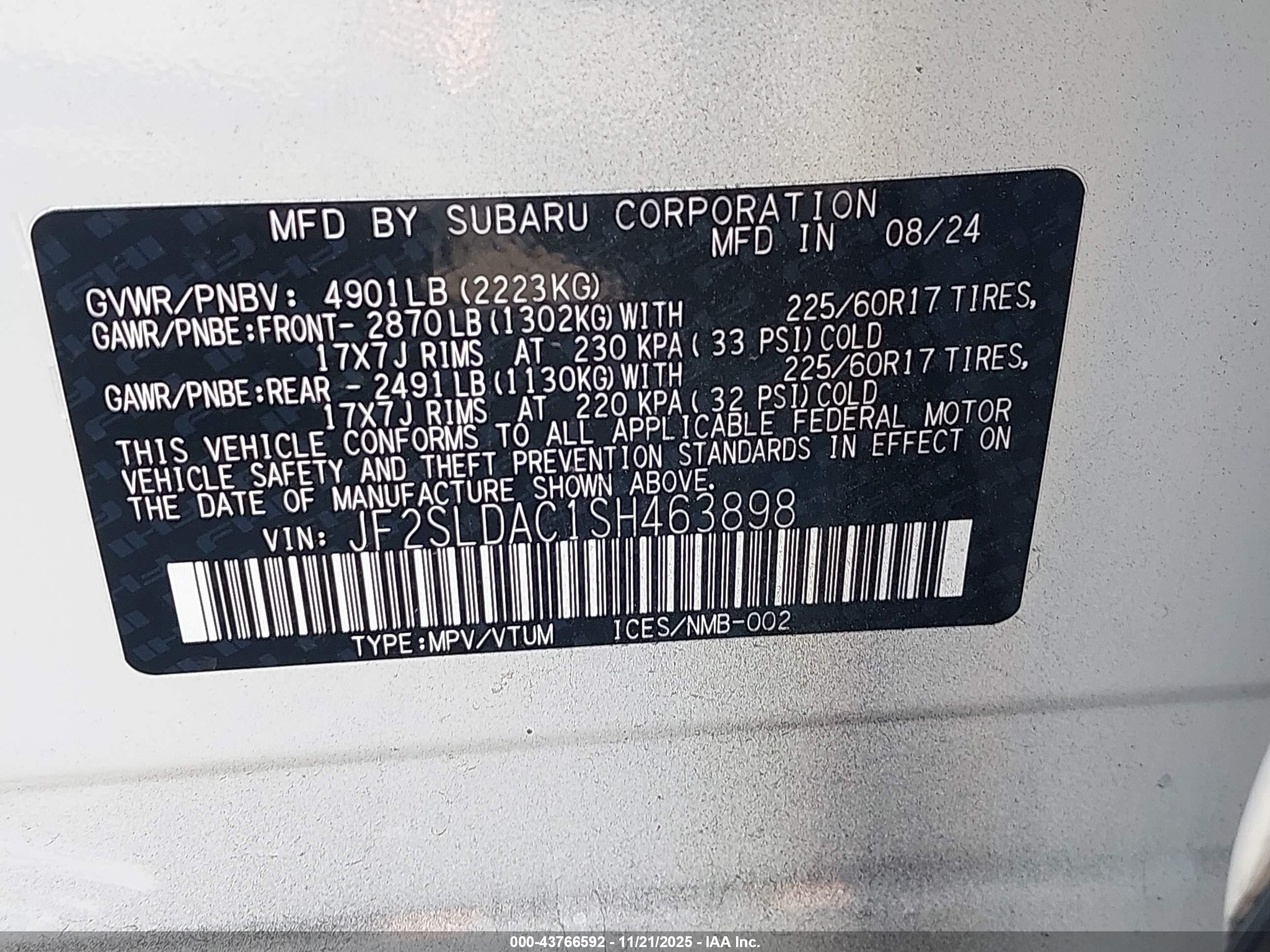 SUBARU FORESTER image 9