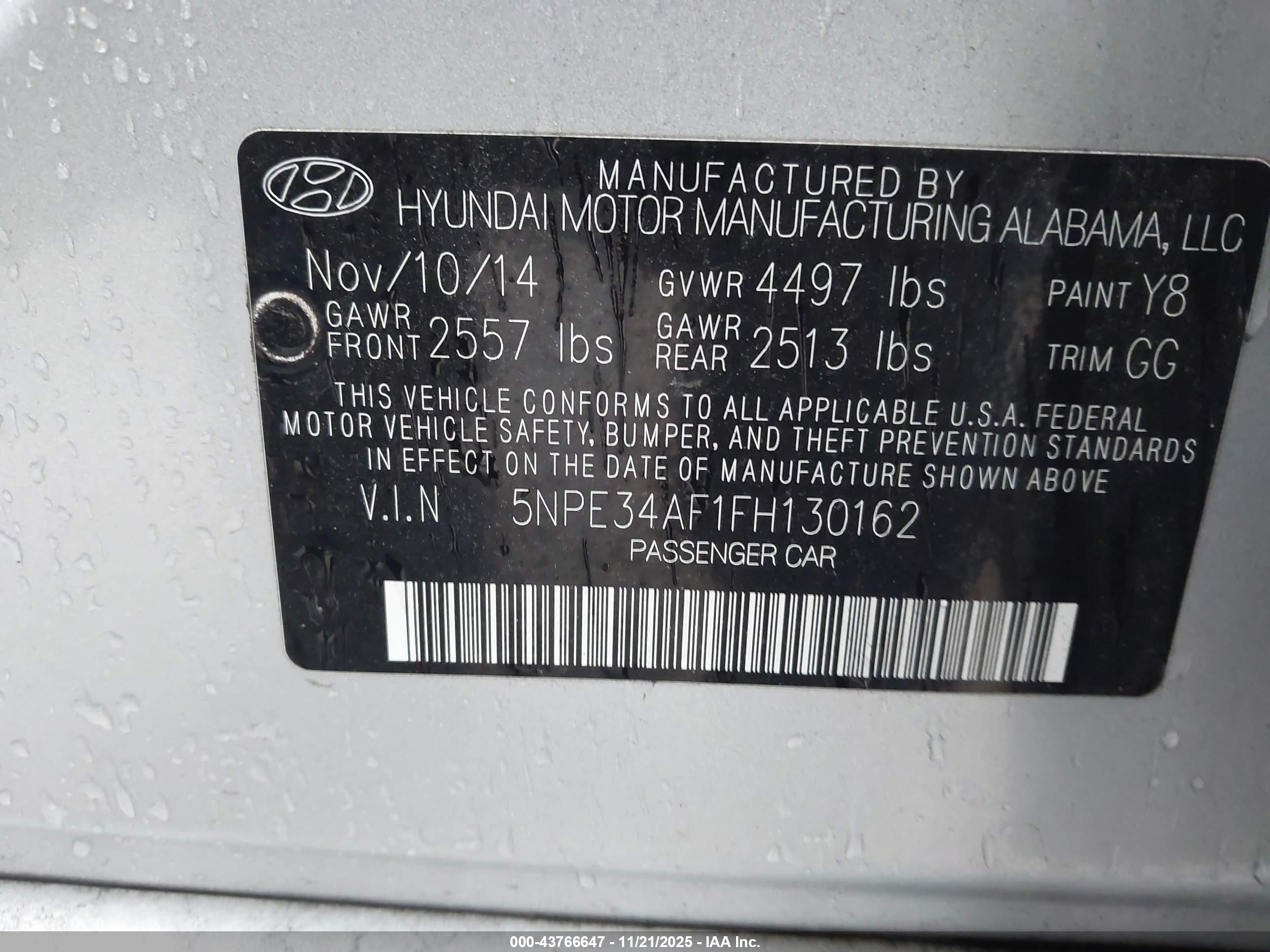 HYUNDAI SONATA image 9