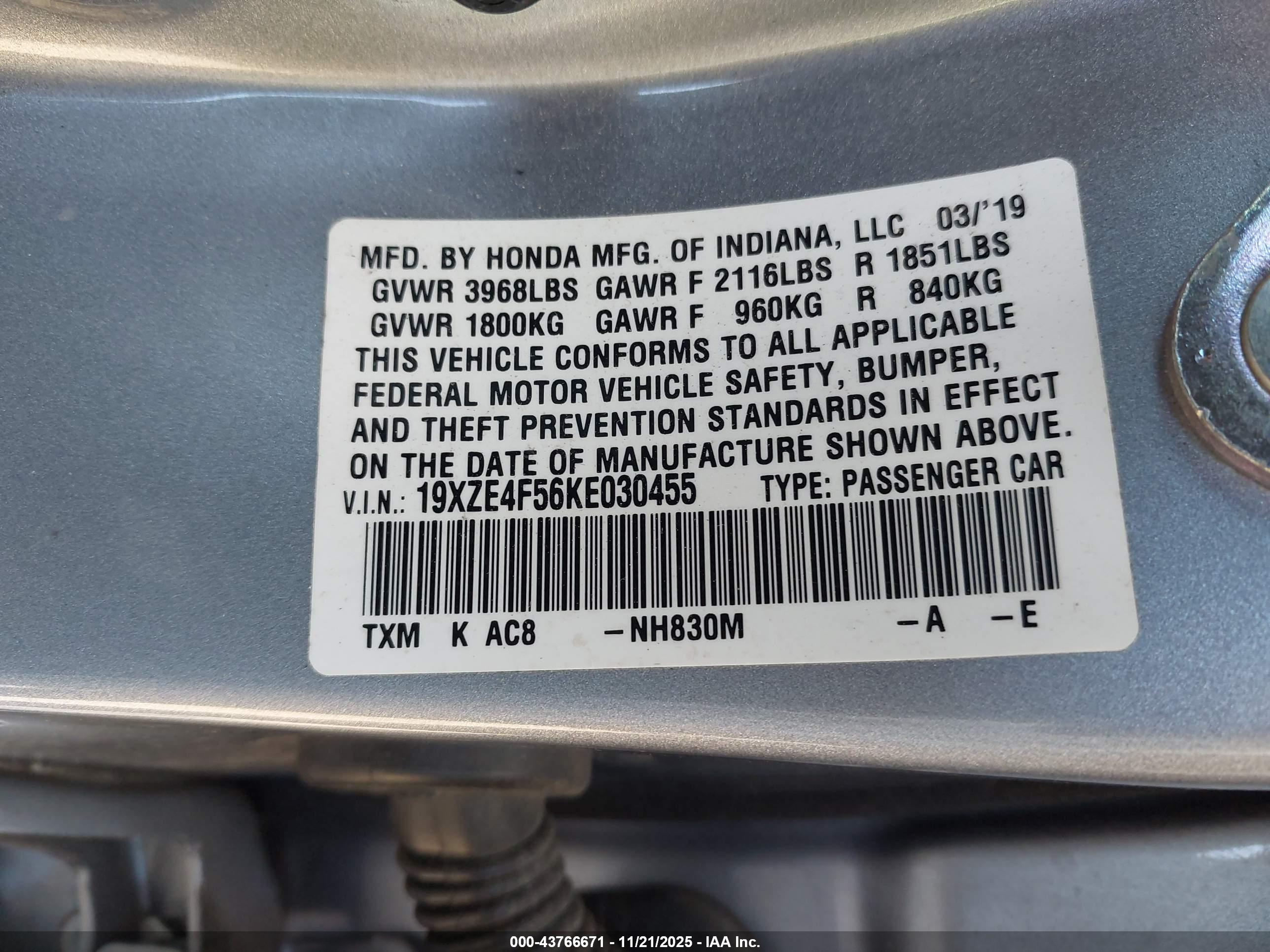 HONDA INSIGHT image 9