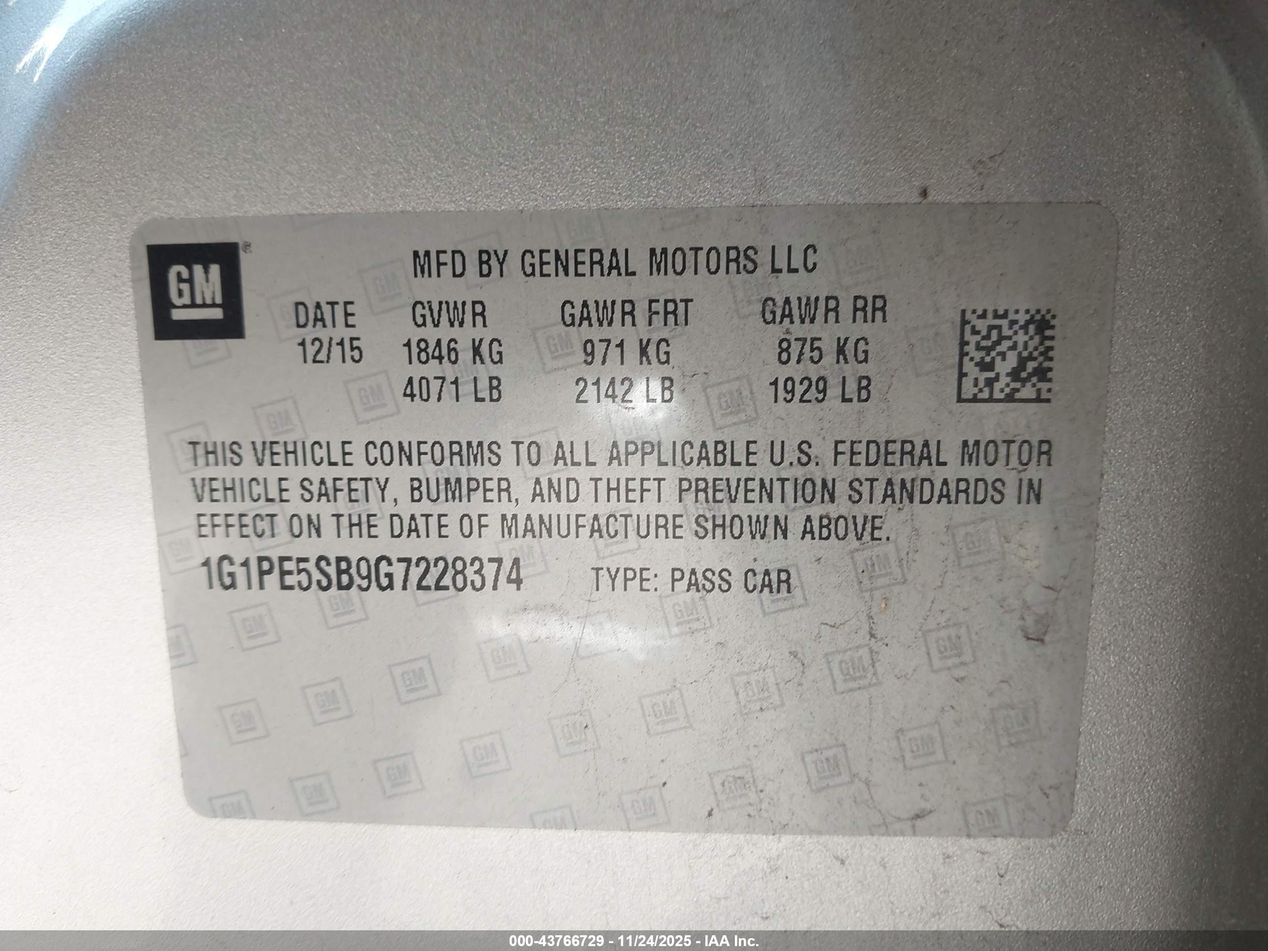 CHEVROLET CRUZE image 9