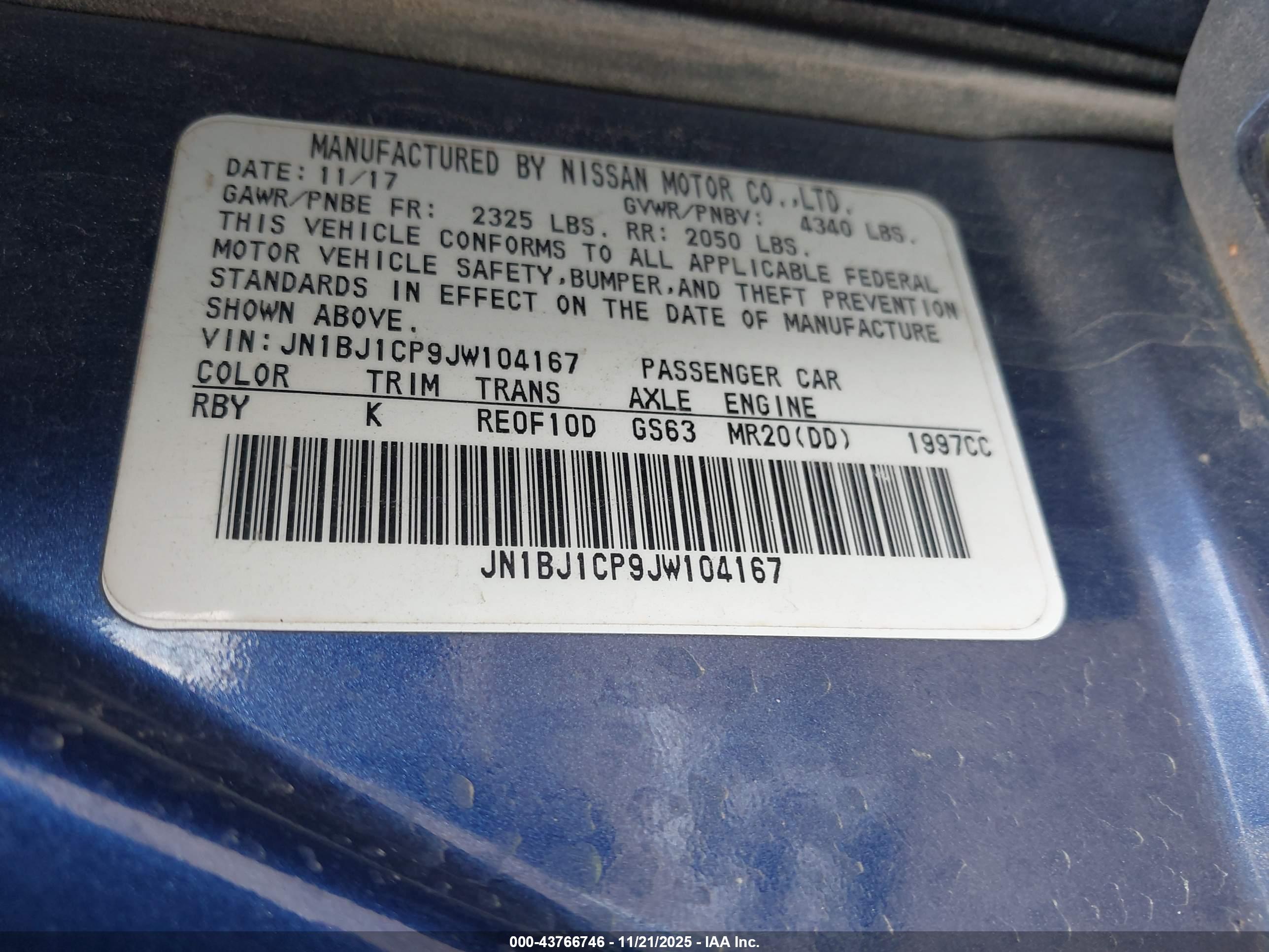 NISSAN ROGUE image 9
