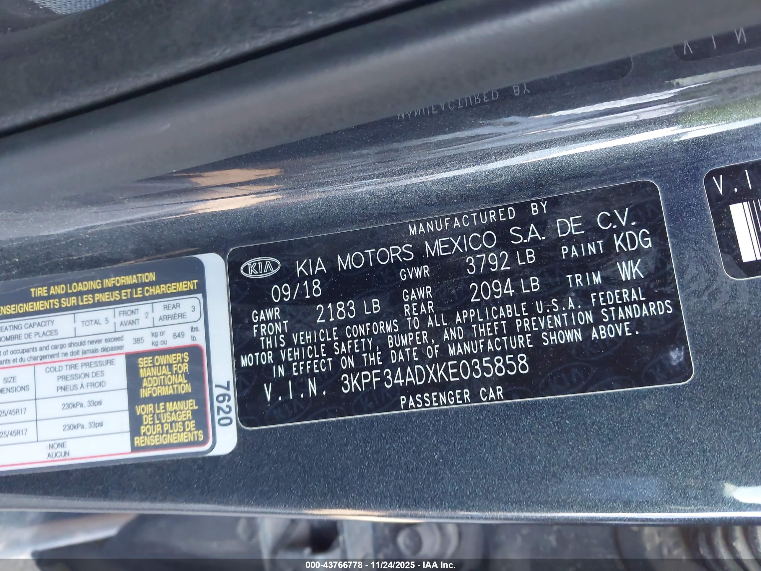 KIA FORTE image 9