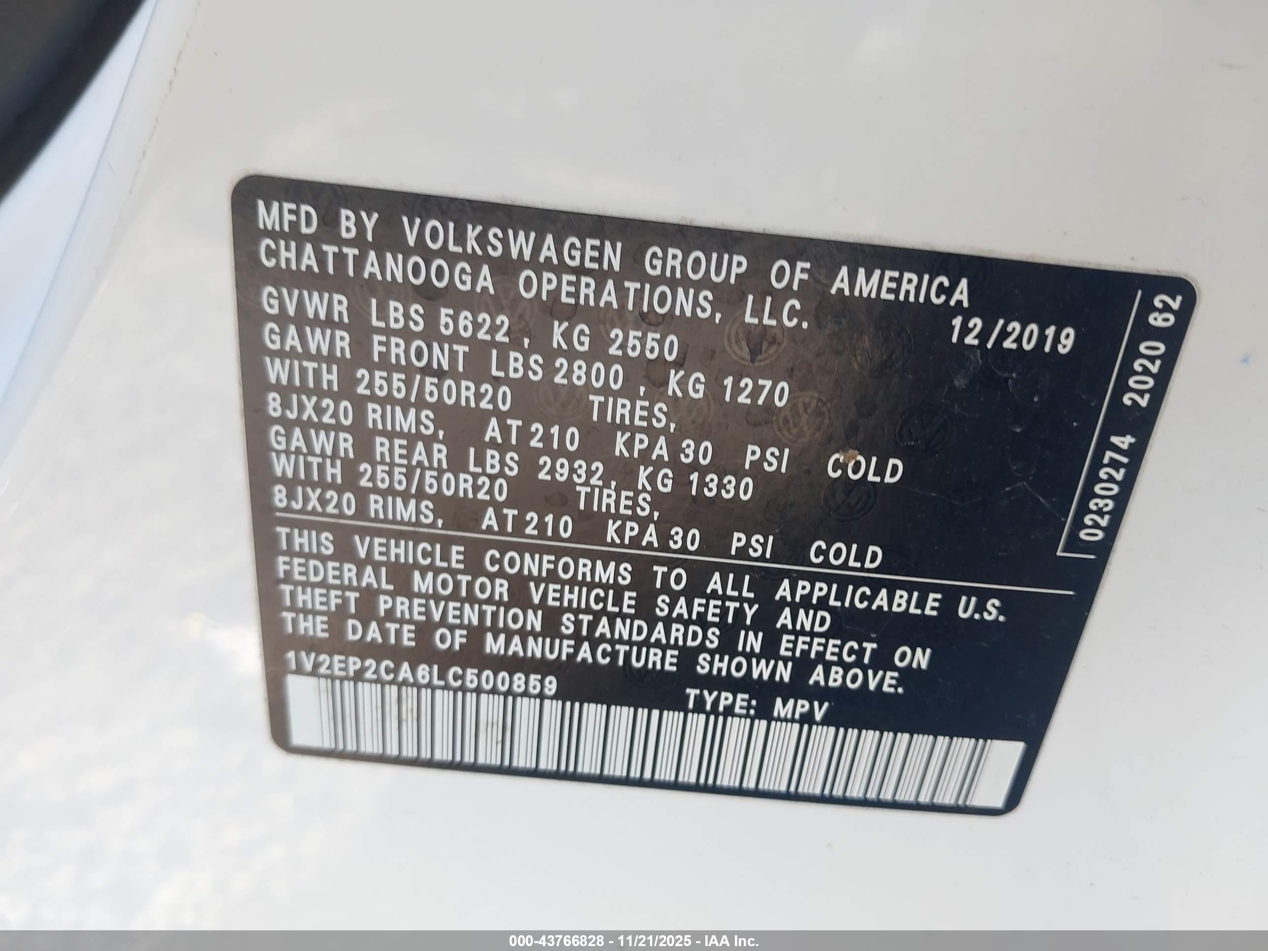 VOLKSWAGEN ATLAS image 9