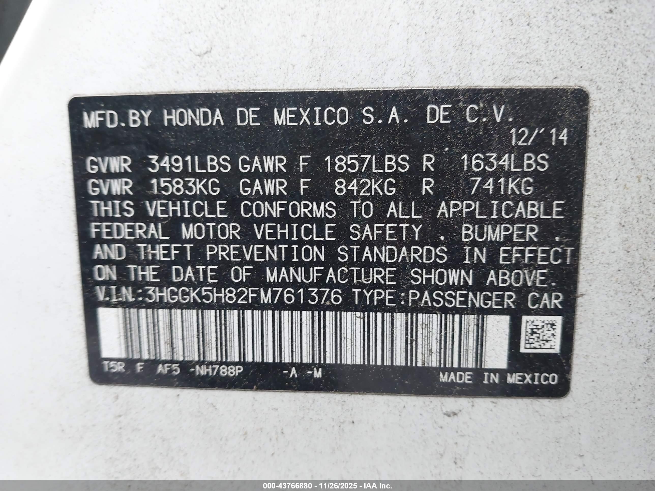HONDA FIT image 9