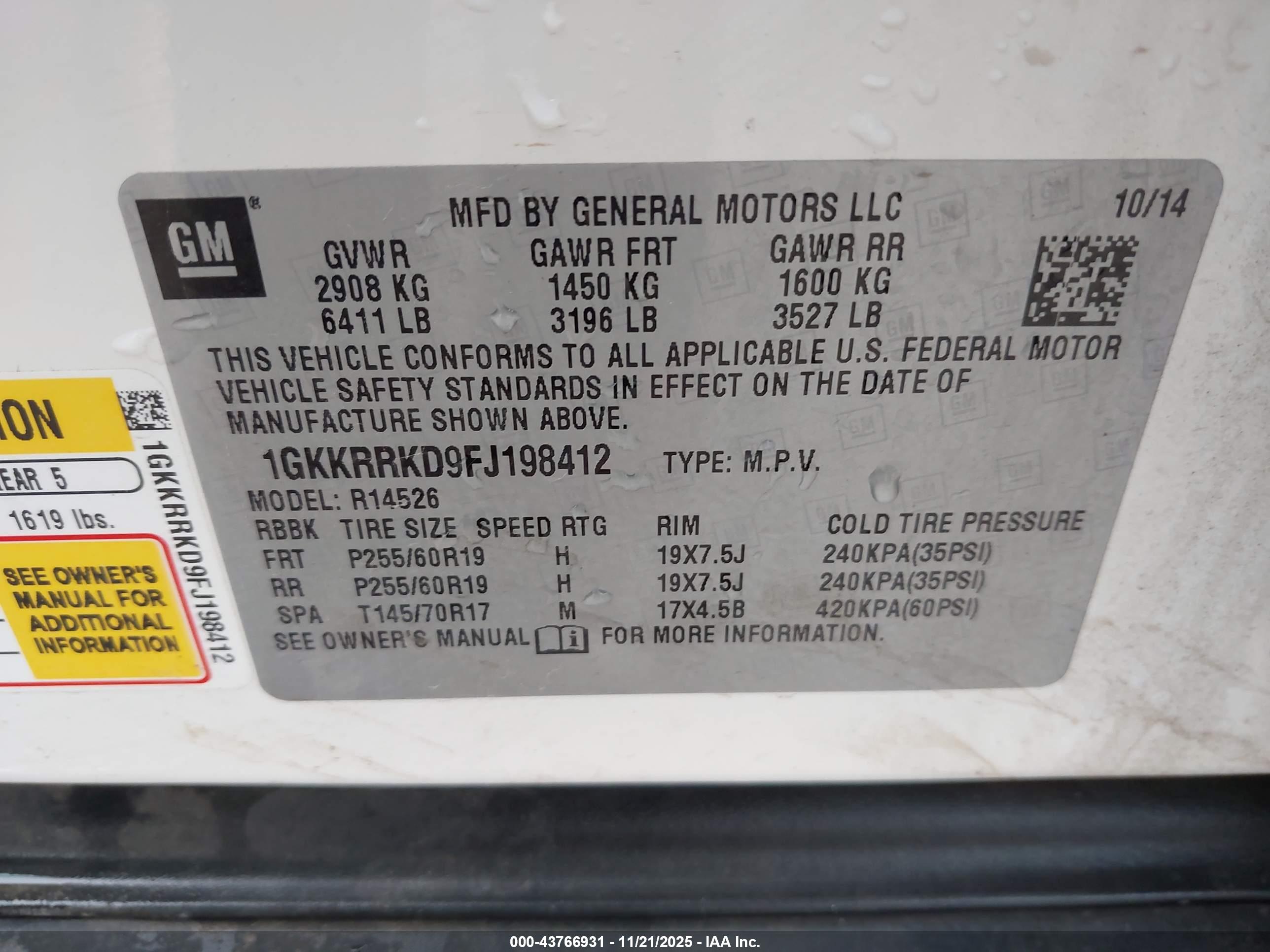 GMC ACADIA image 9