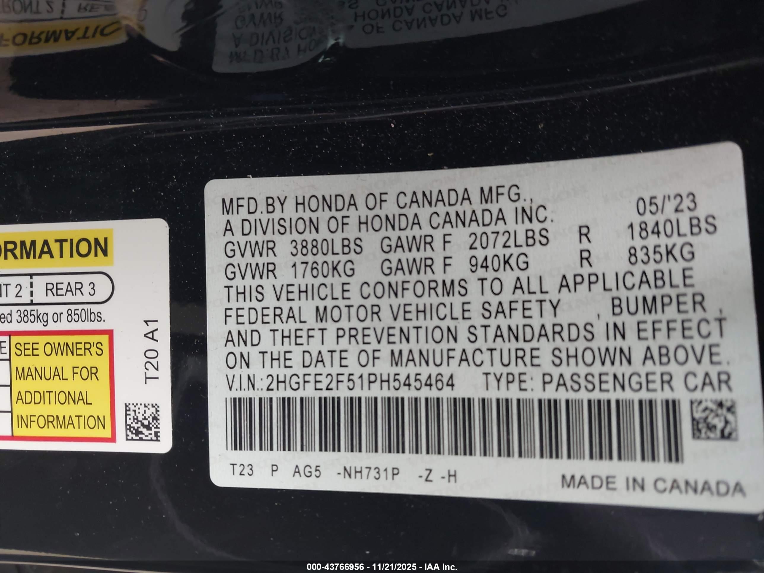 HONDA CIVIC image 9