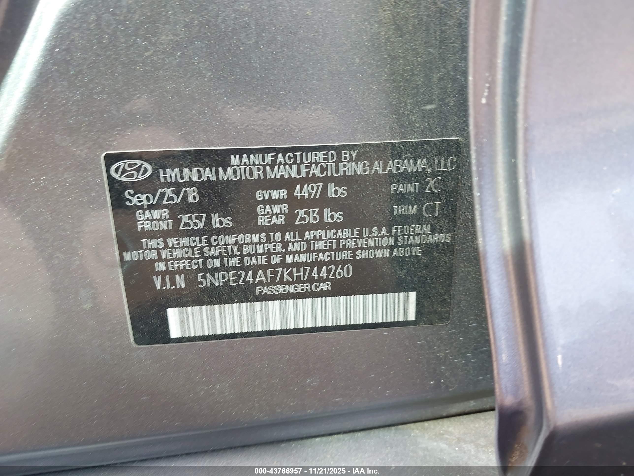 HYUNDAI SONATA image 9