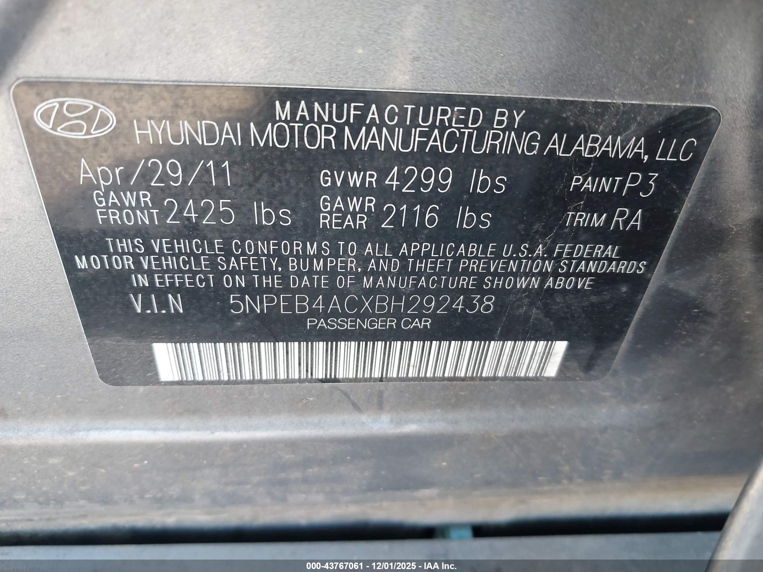 HYUNDAI SONATA image 9