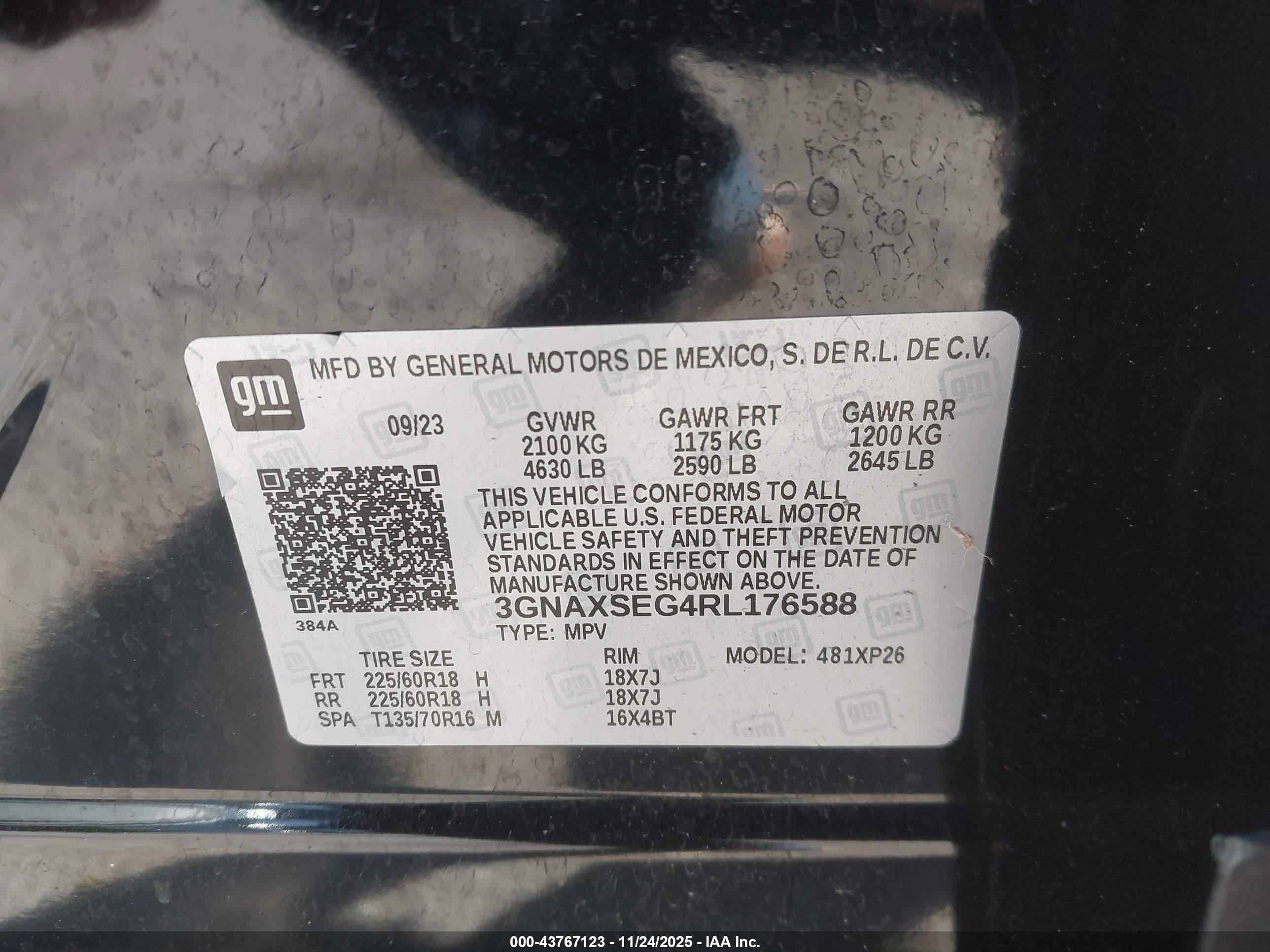 CHEVROLET EQUINOX image 9