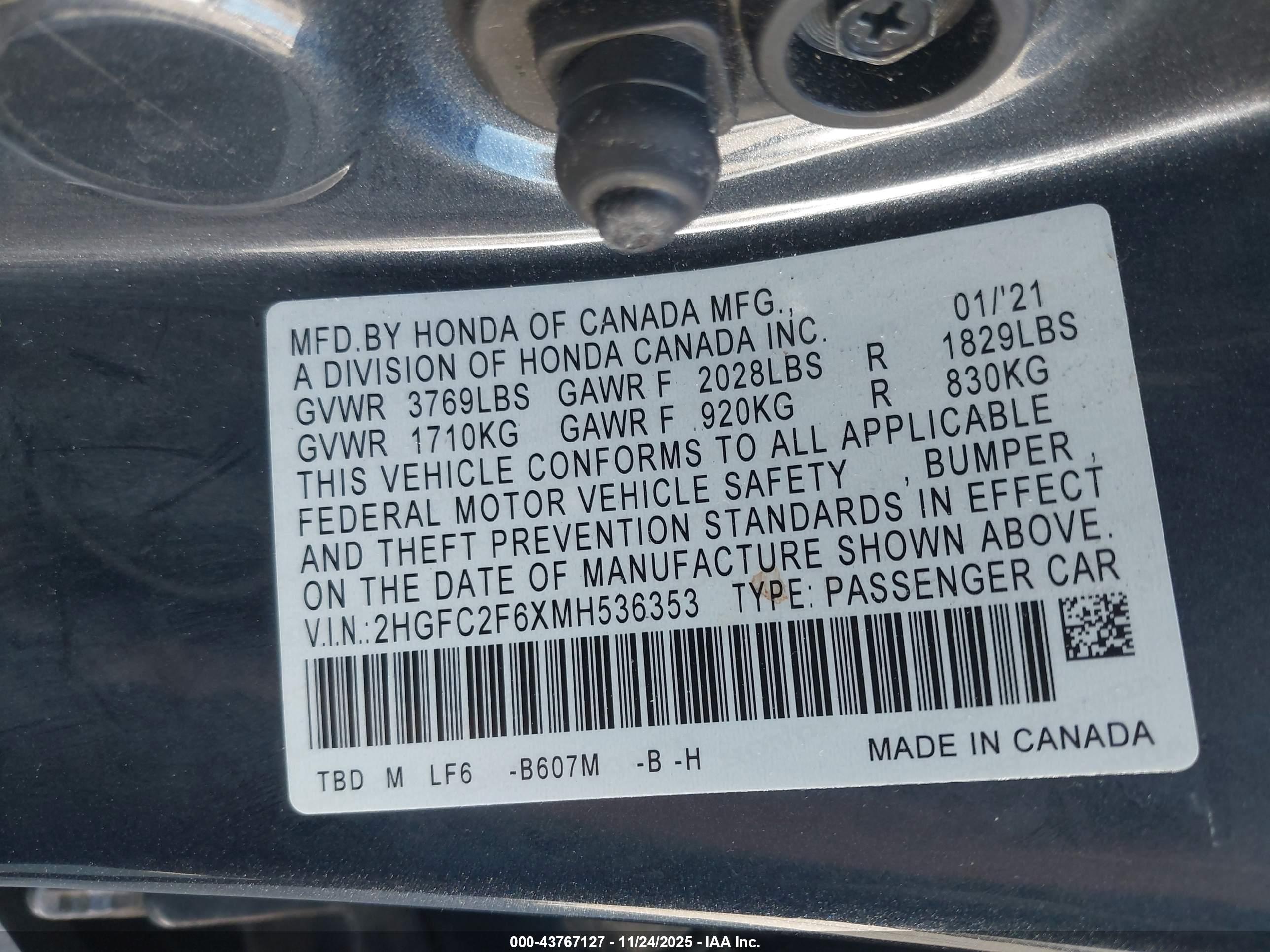 HONDA CIVIC image 9
