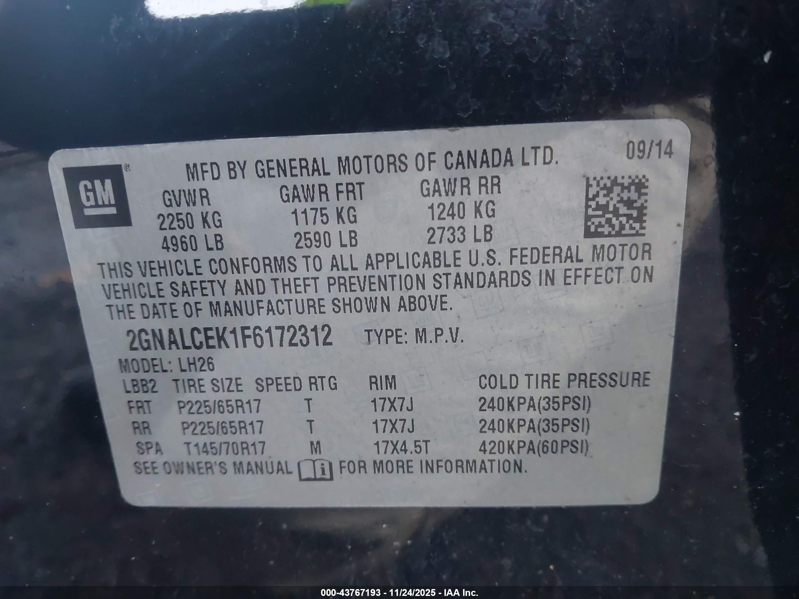 CHEVROLET EQUINOX image 9