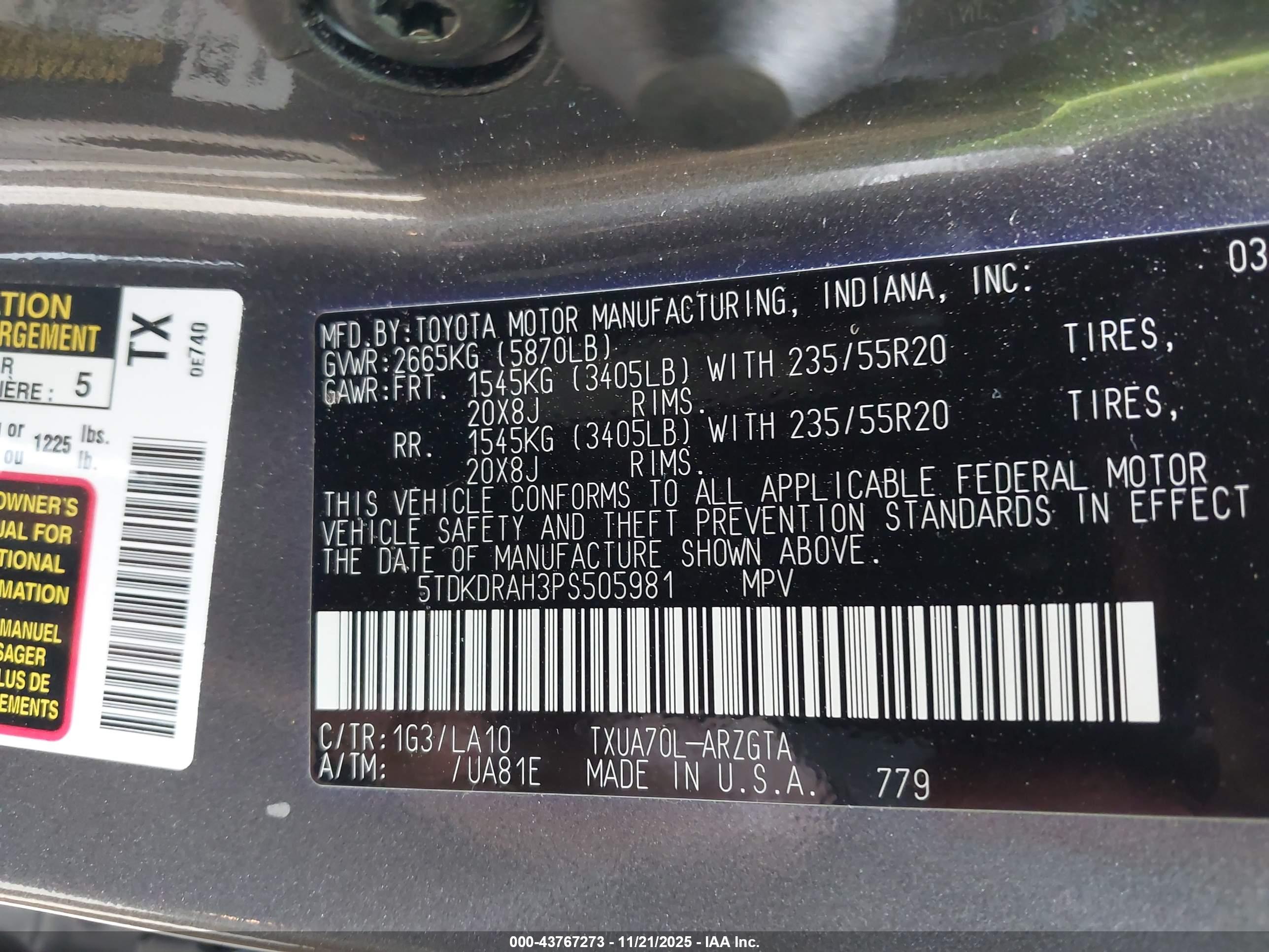 TOYOTA HIGHLANDER image 9