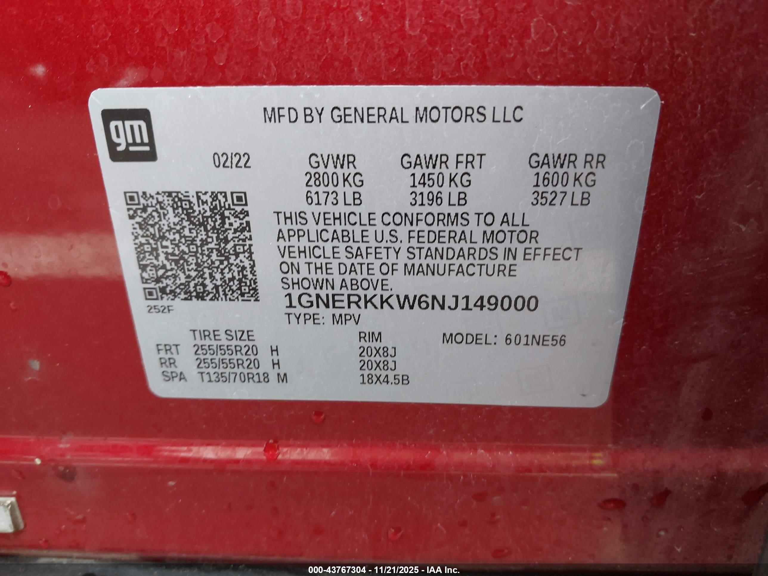 CHEVROLET TRAVERSE image 9