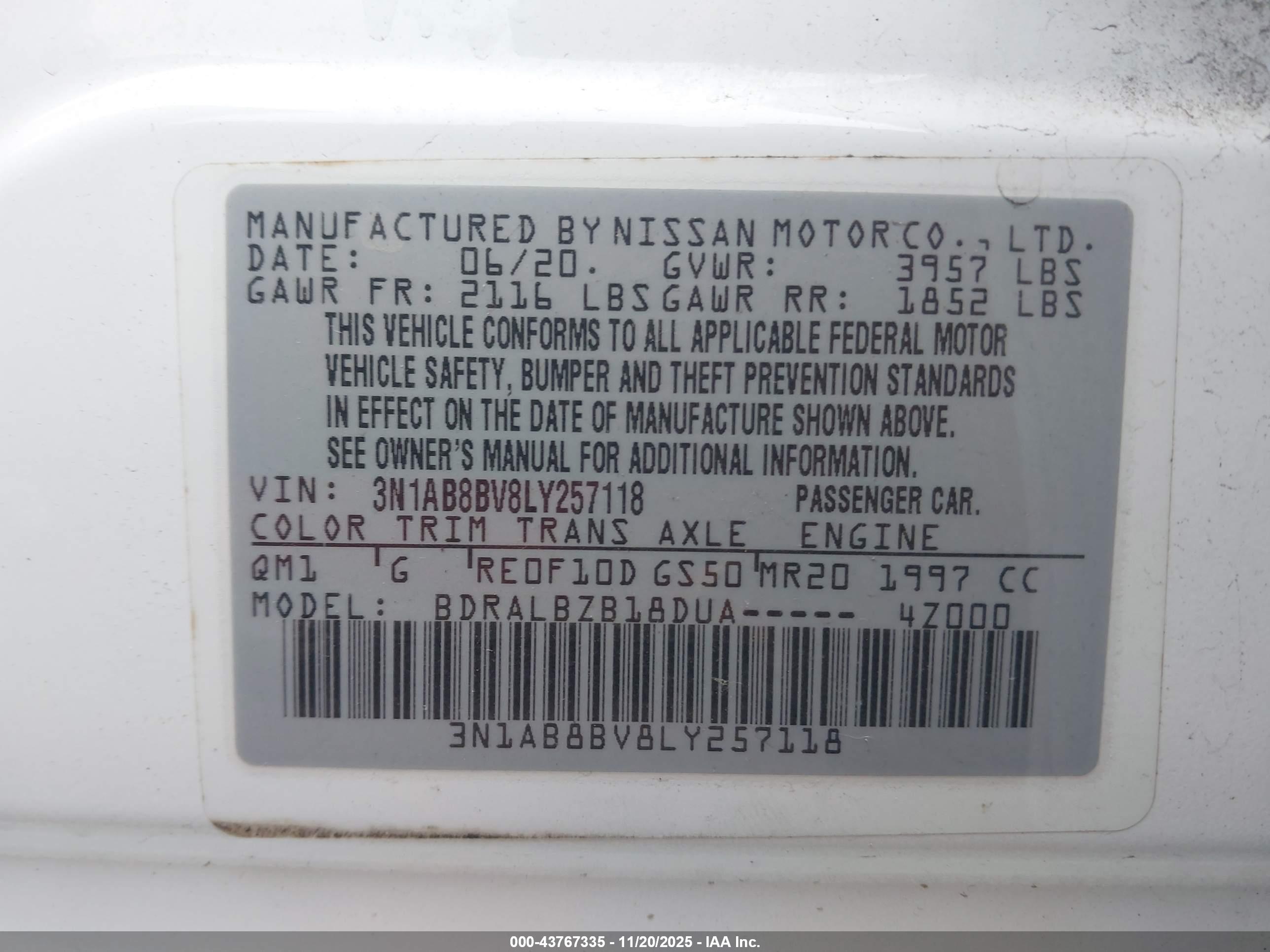 NISSAN SENTRA image 9