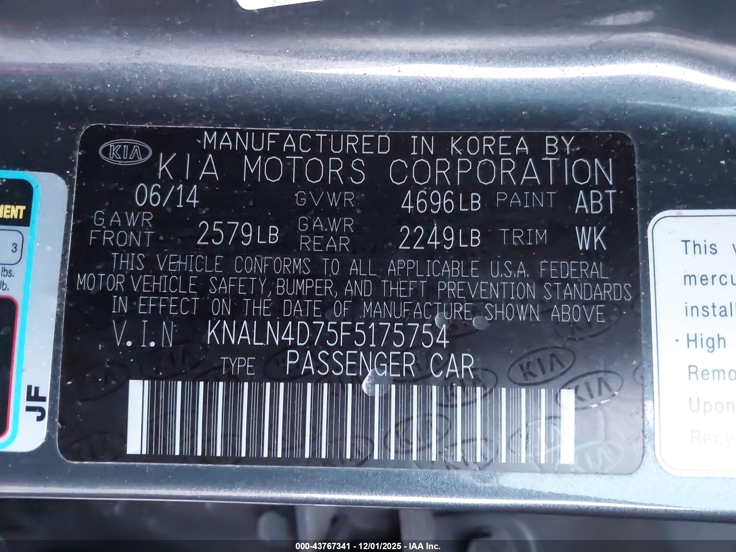 KIA CADENZA image 9