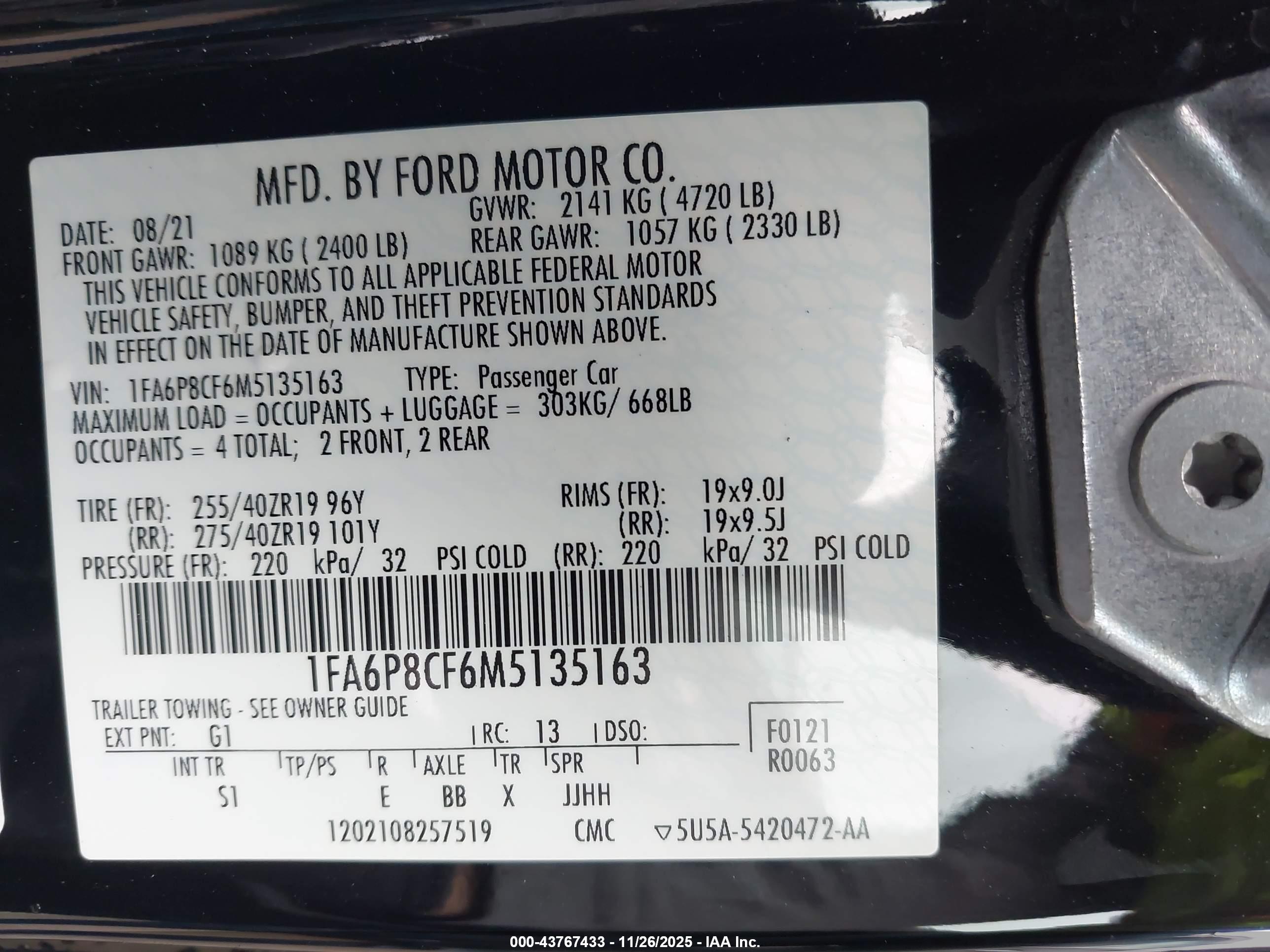 FORD MUSTANG image 9