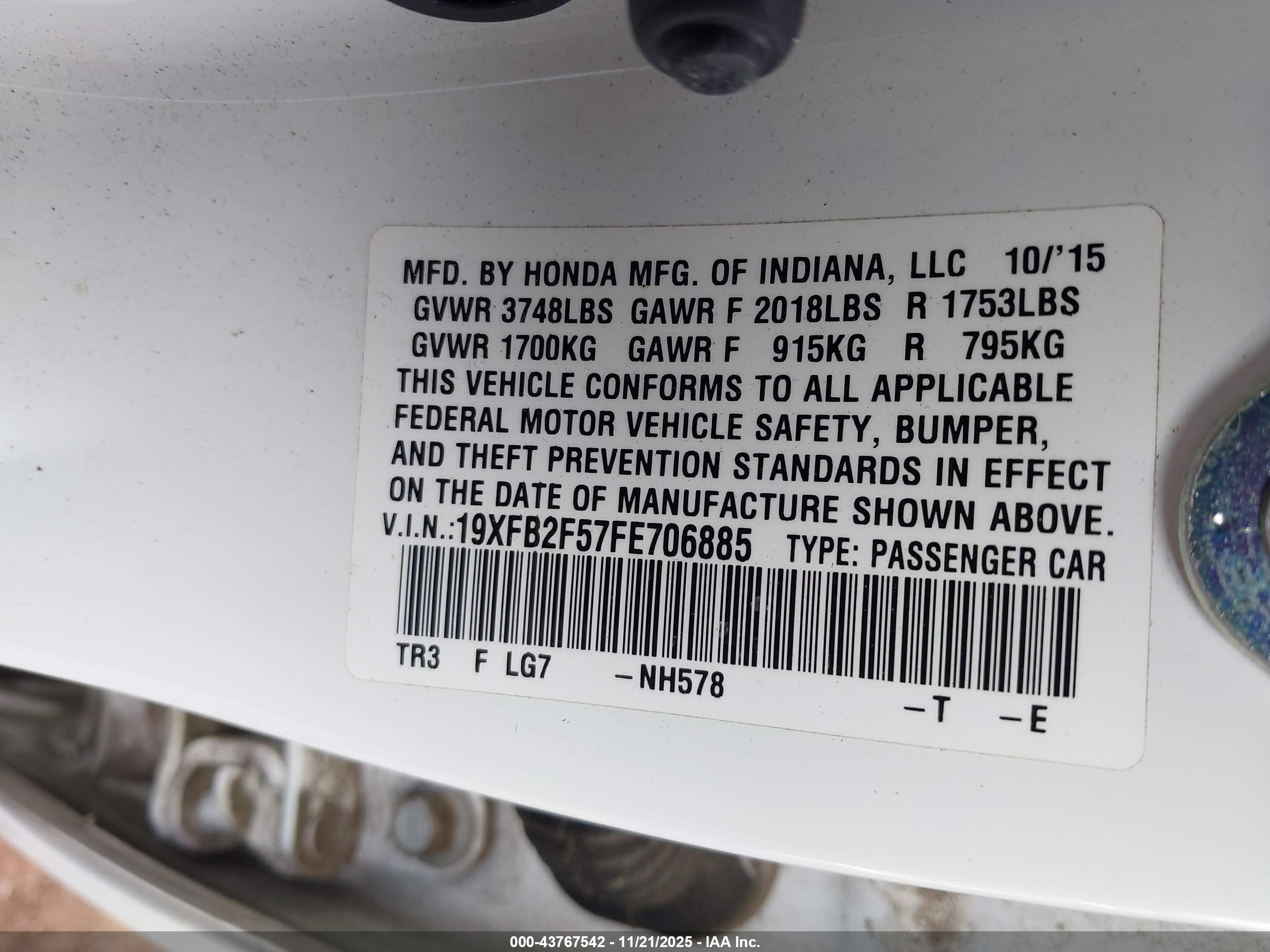 HONDA CIVIC image 9