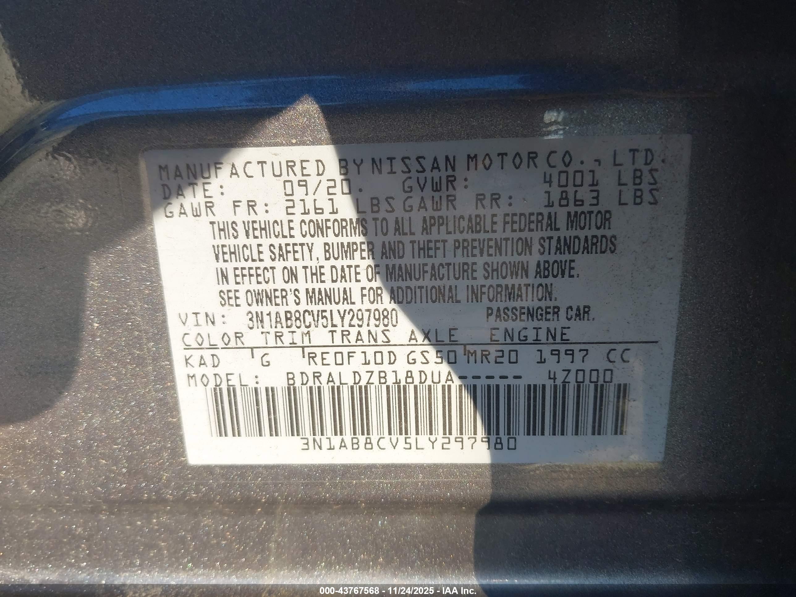 NISSAN SENTRA image 9