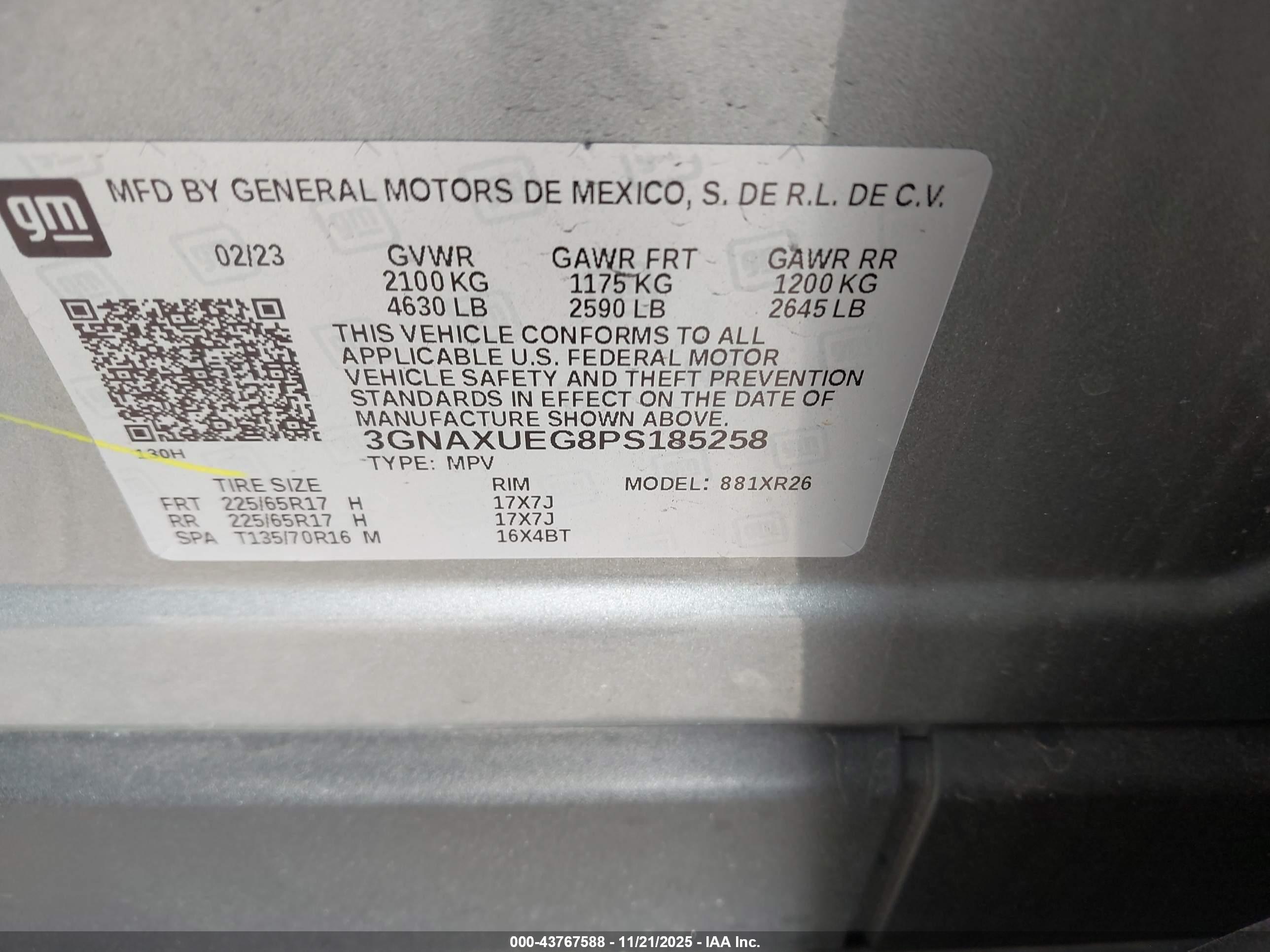 CHEVROLET EQUINOX image 9