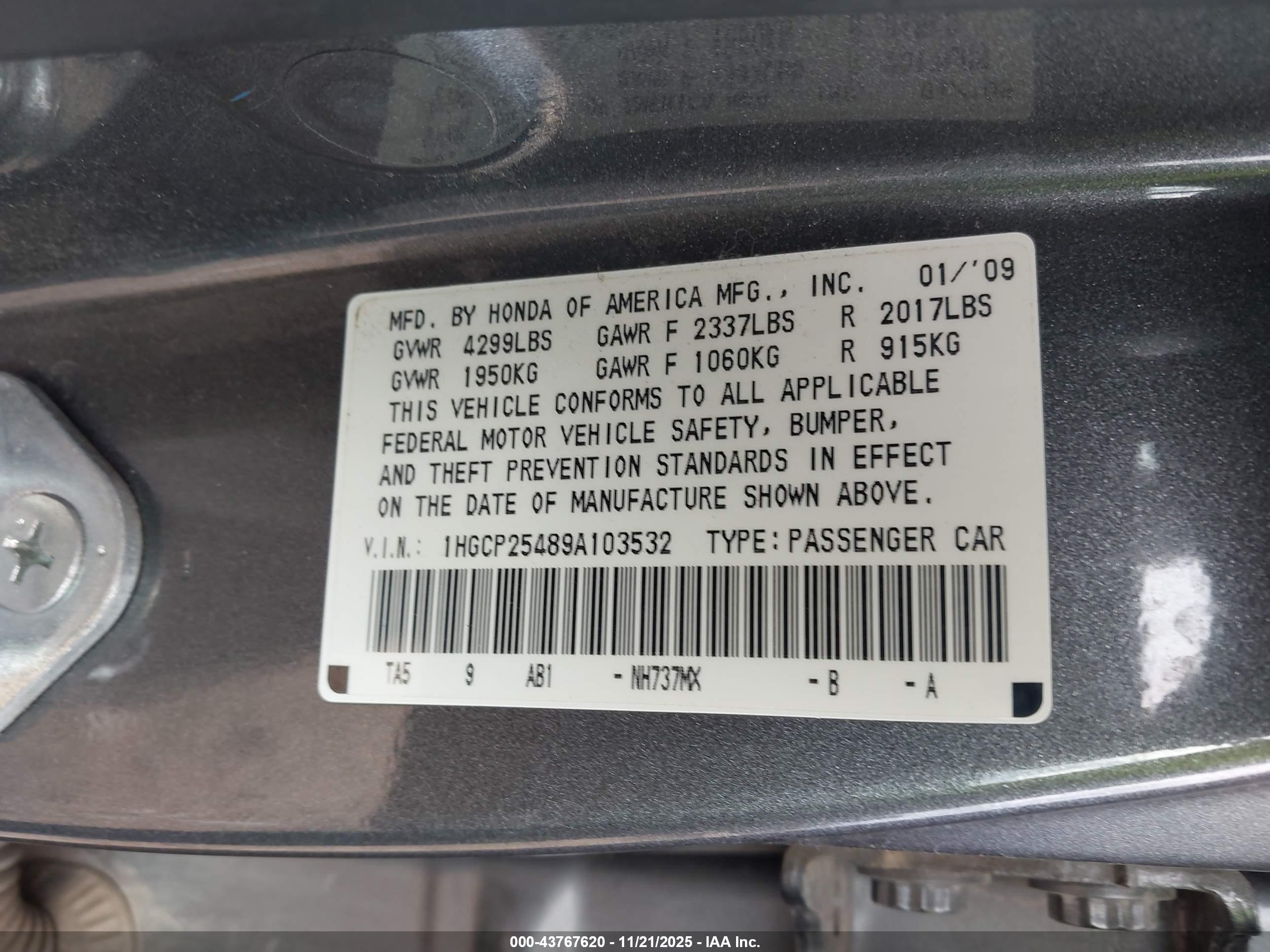 HONDA ACCORD image 9
