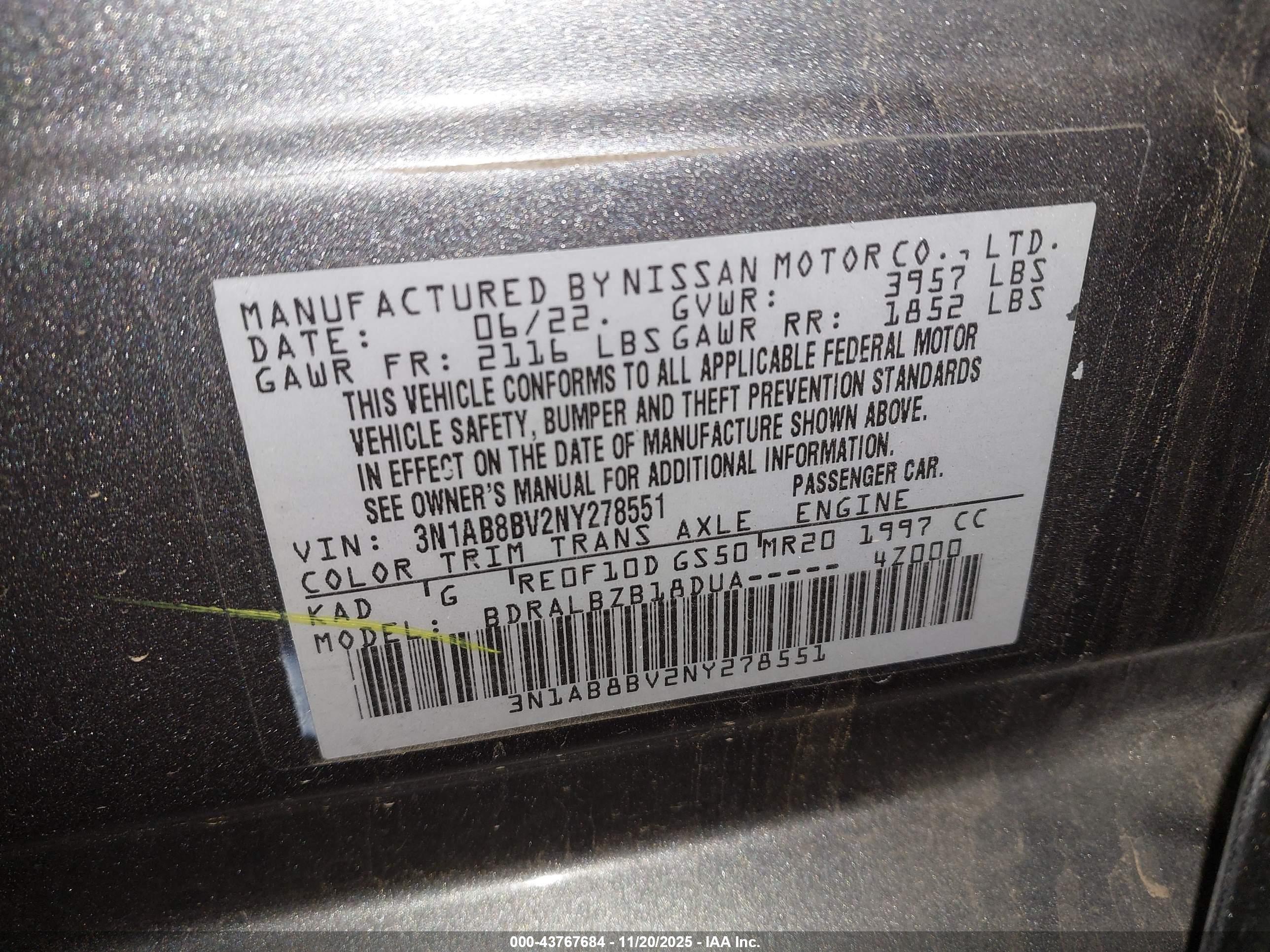 NISSAN SENTRA image 9