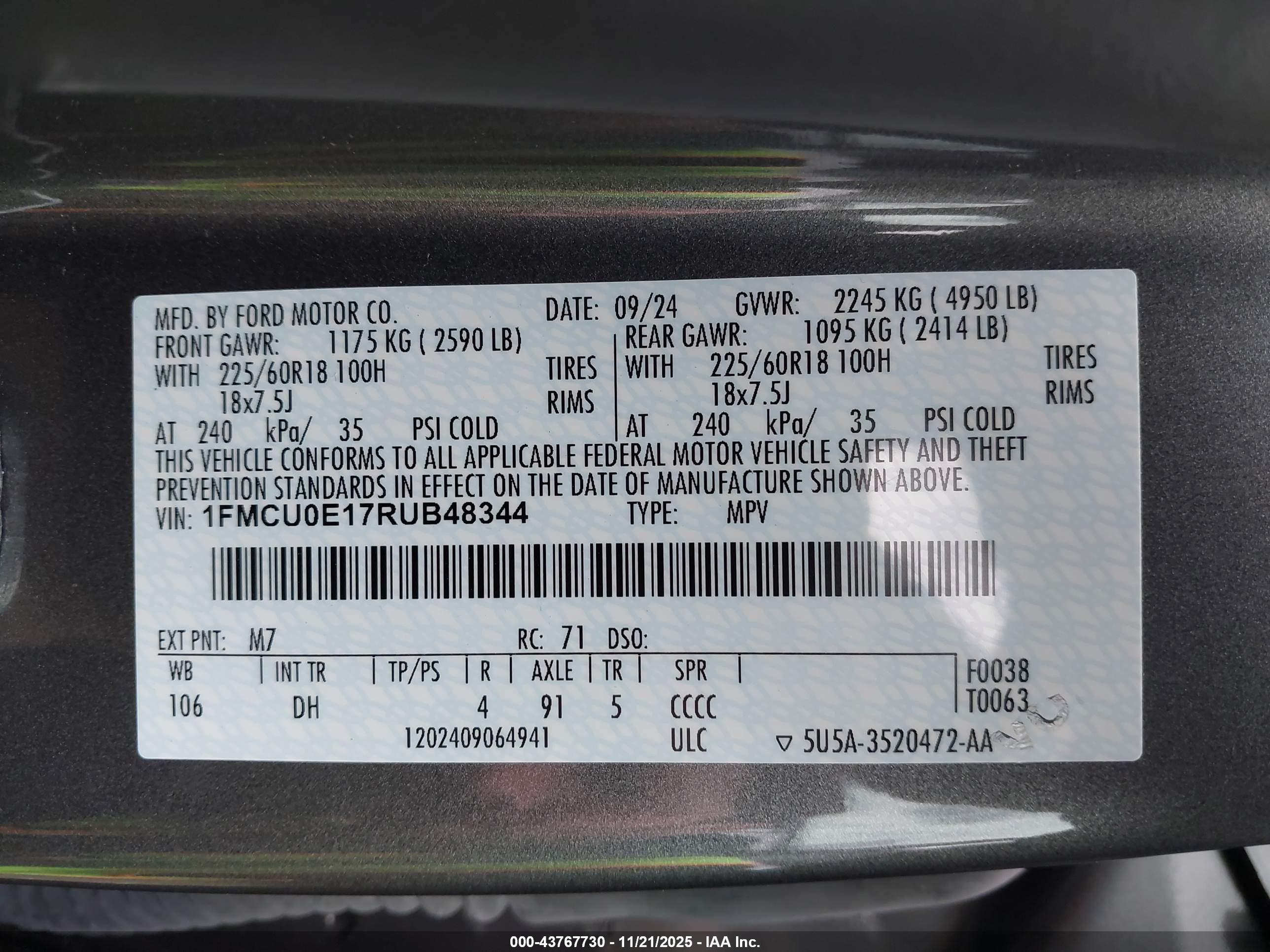 FORD ESCAPE image 9