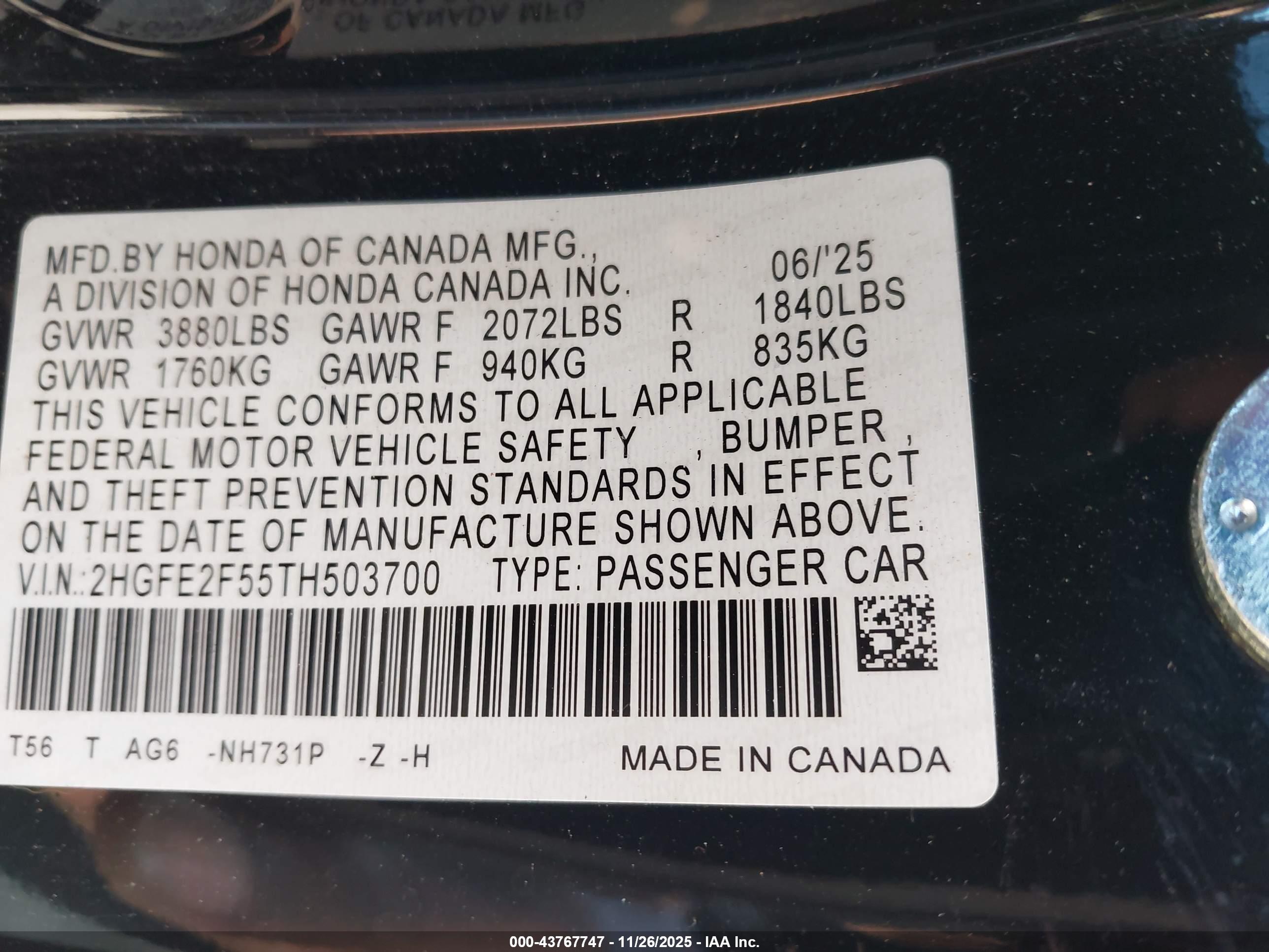 HONDA CIVIC image 9