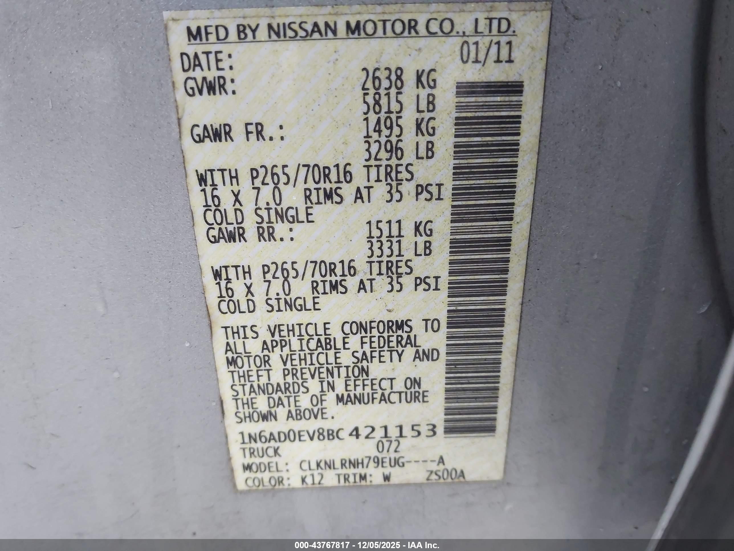 NISSAN FRONTIER image 9