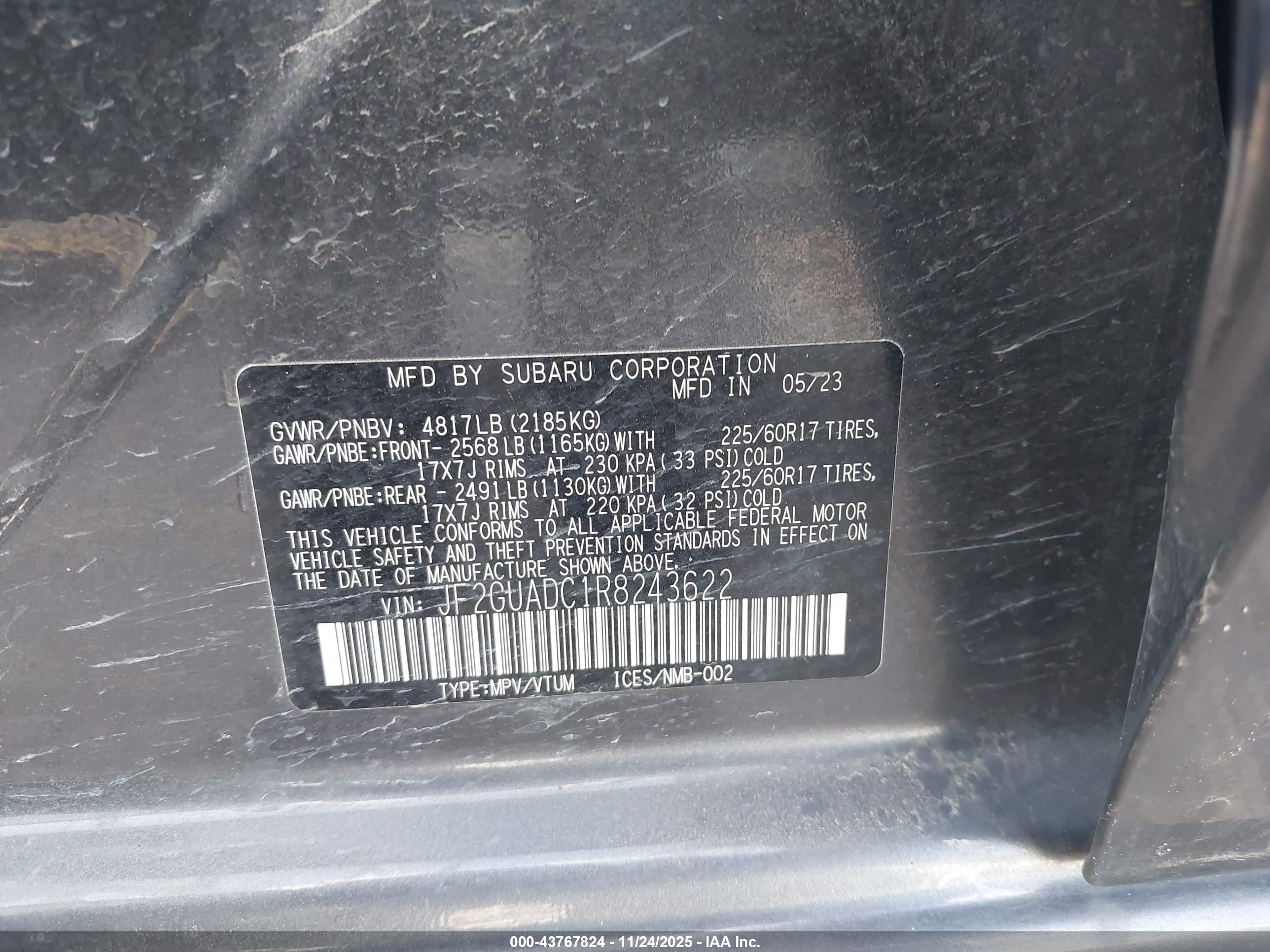 SUBARU CROSSTREK image 9