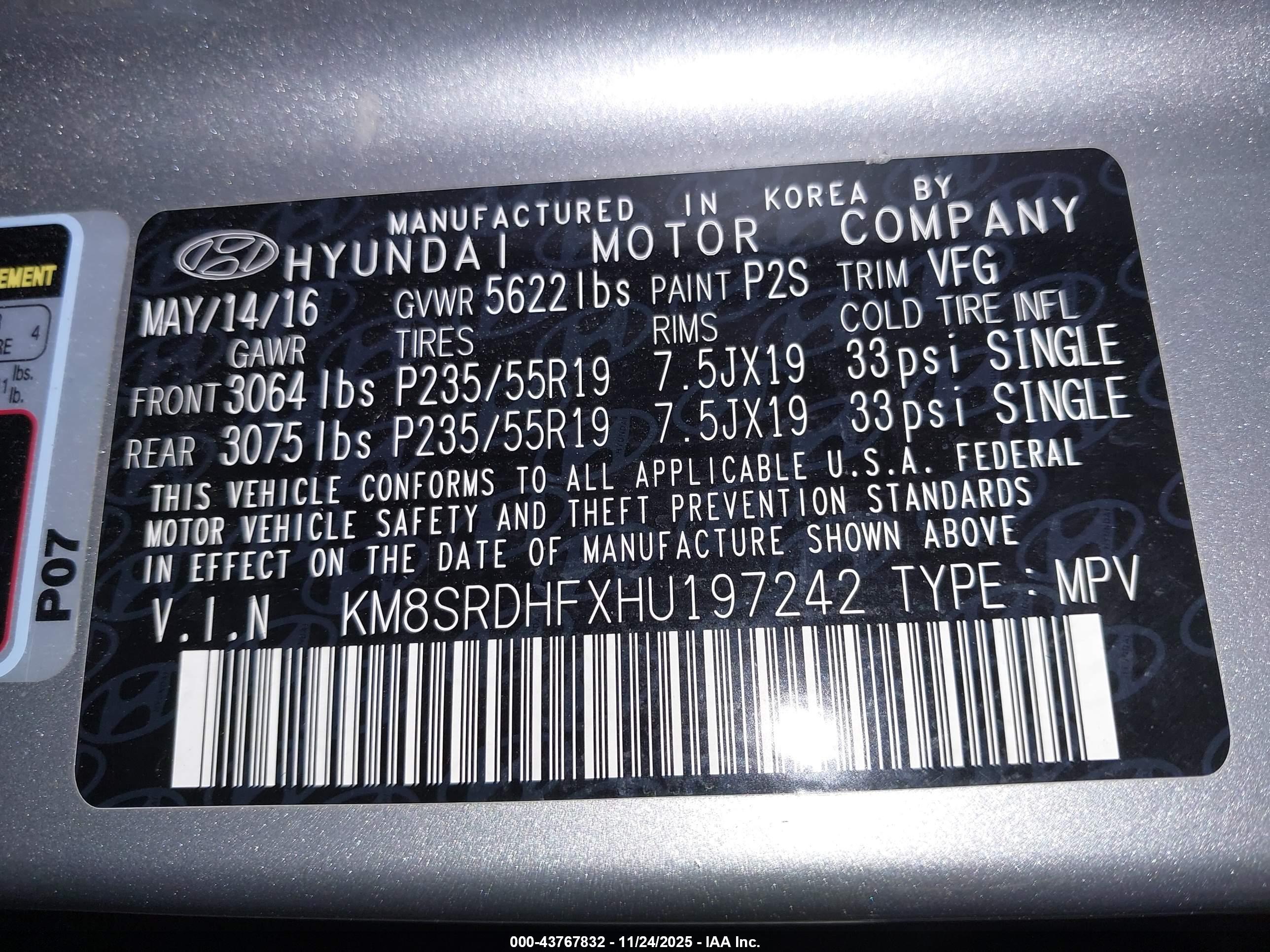 HYUNDAI SANTA image 9