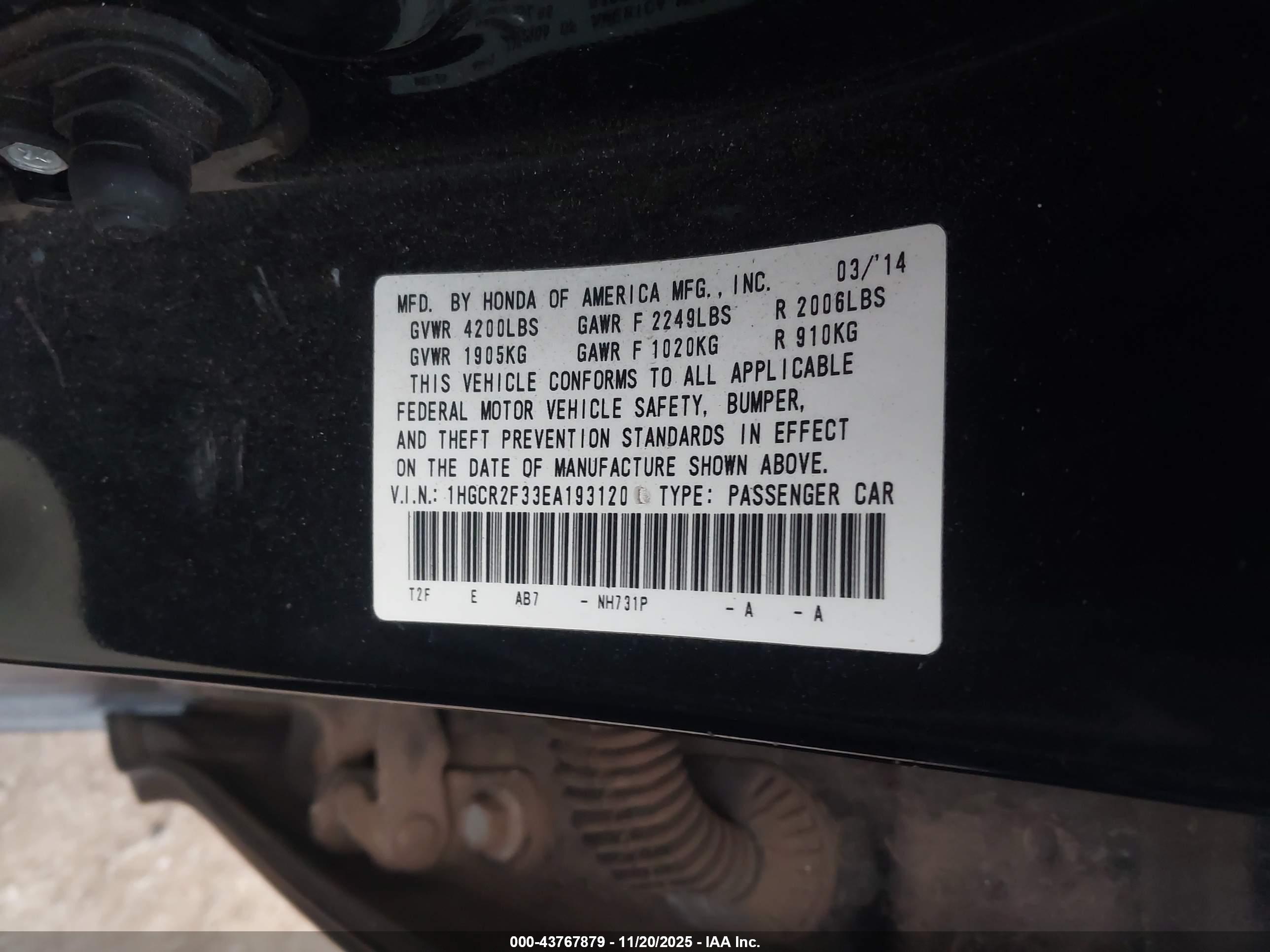 HONDA ACCORD image 9