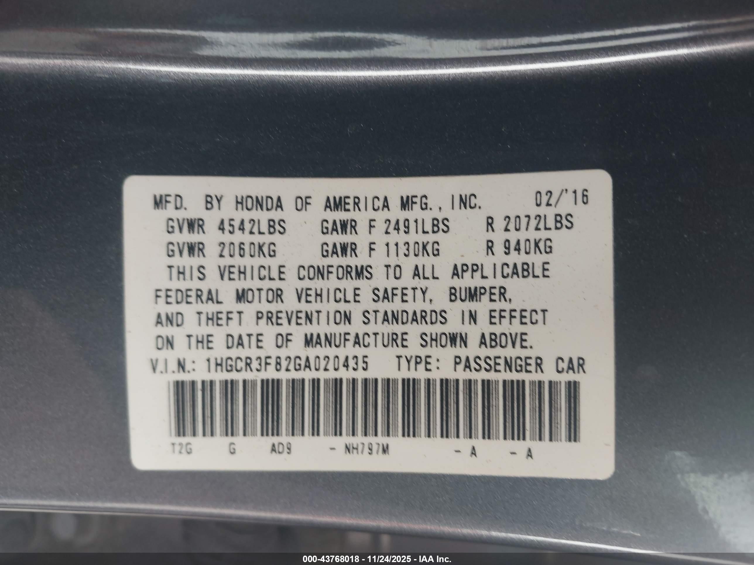 HONDA ACCORD image 9