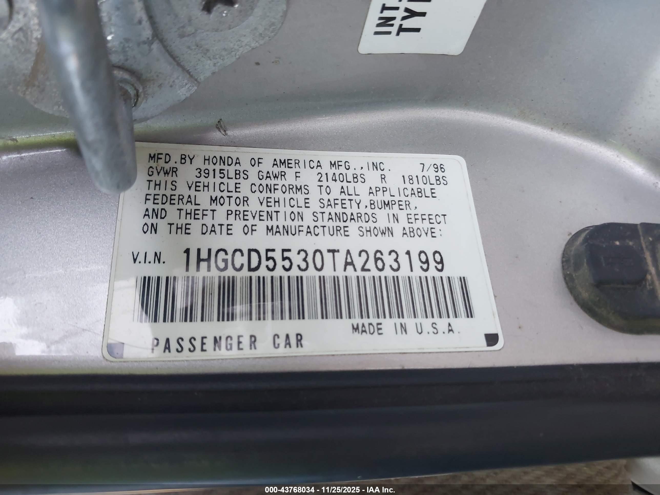HONDA ACCORD image 9