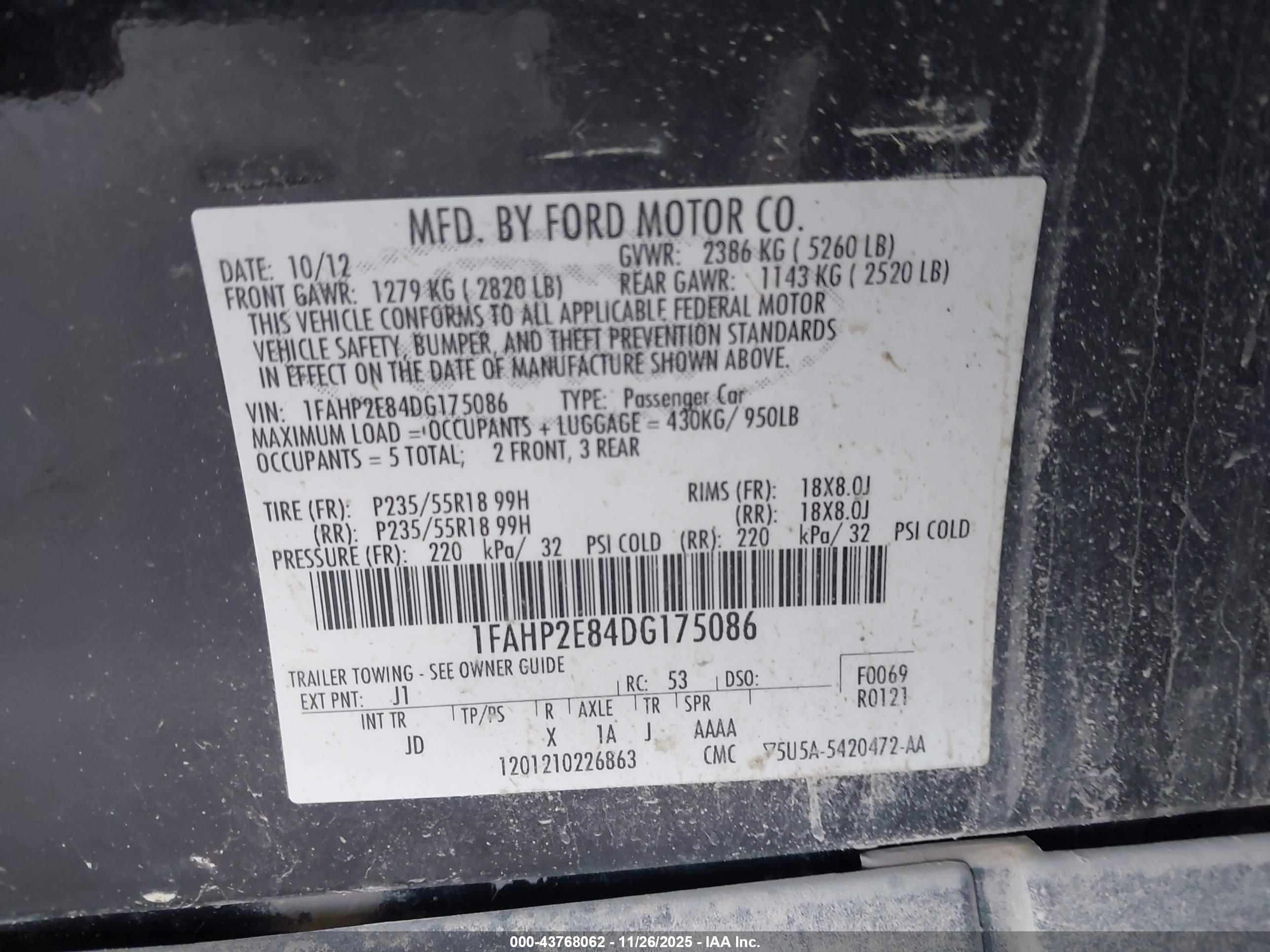 FORD TAURUS image 9