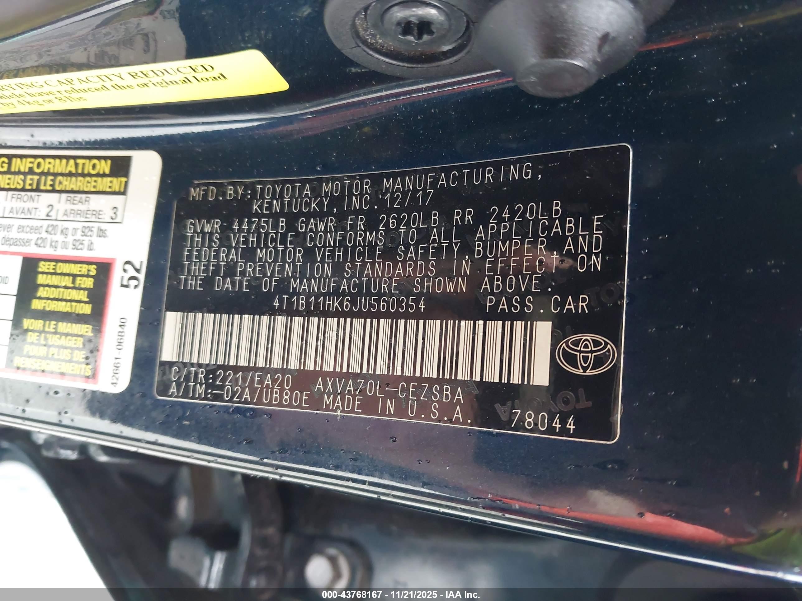 TOYOTA CAMRY image 9