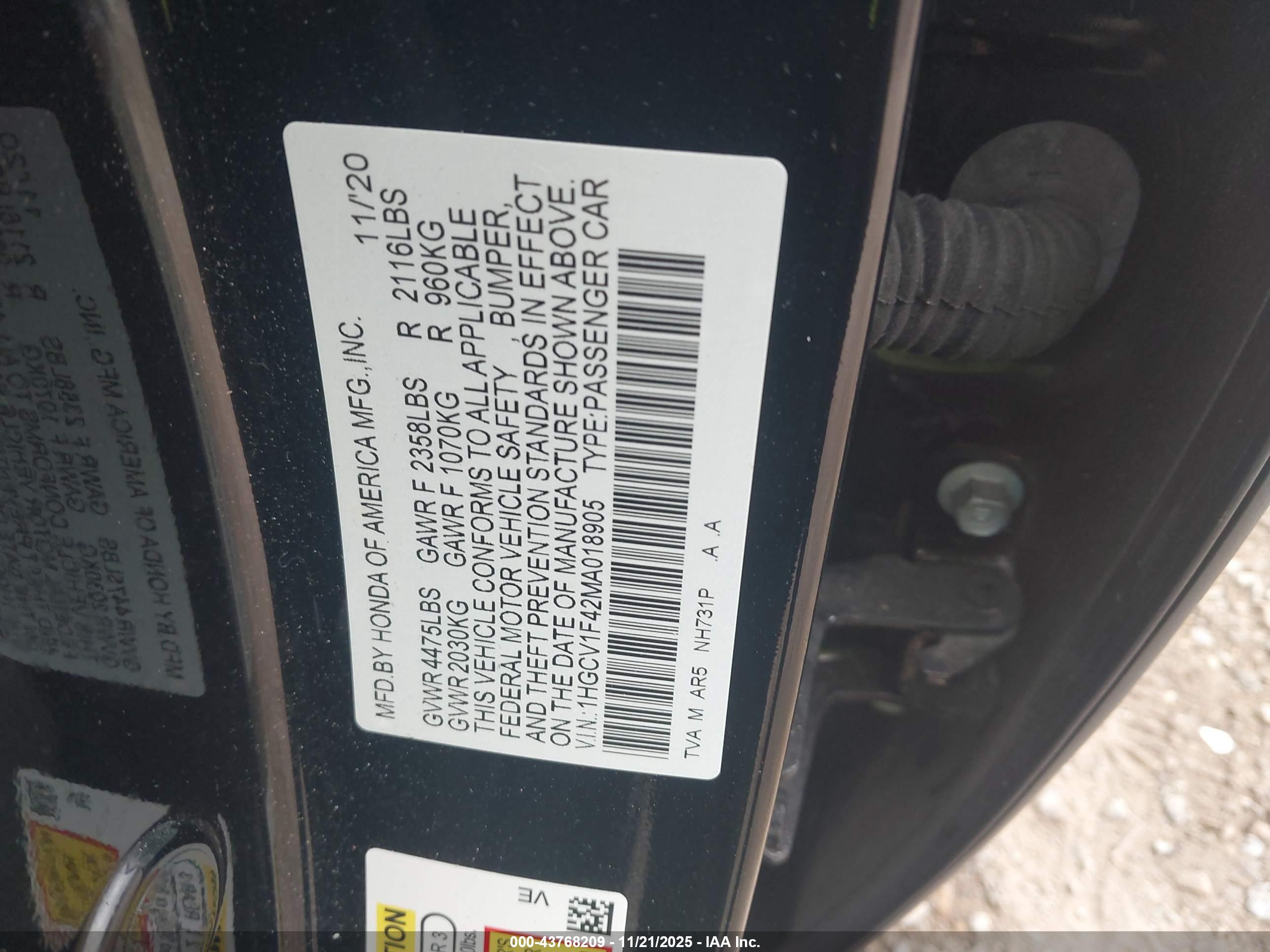 HONDA ACCORD image 9