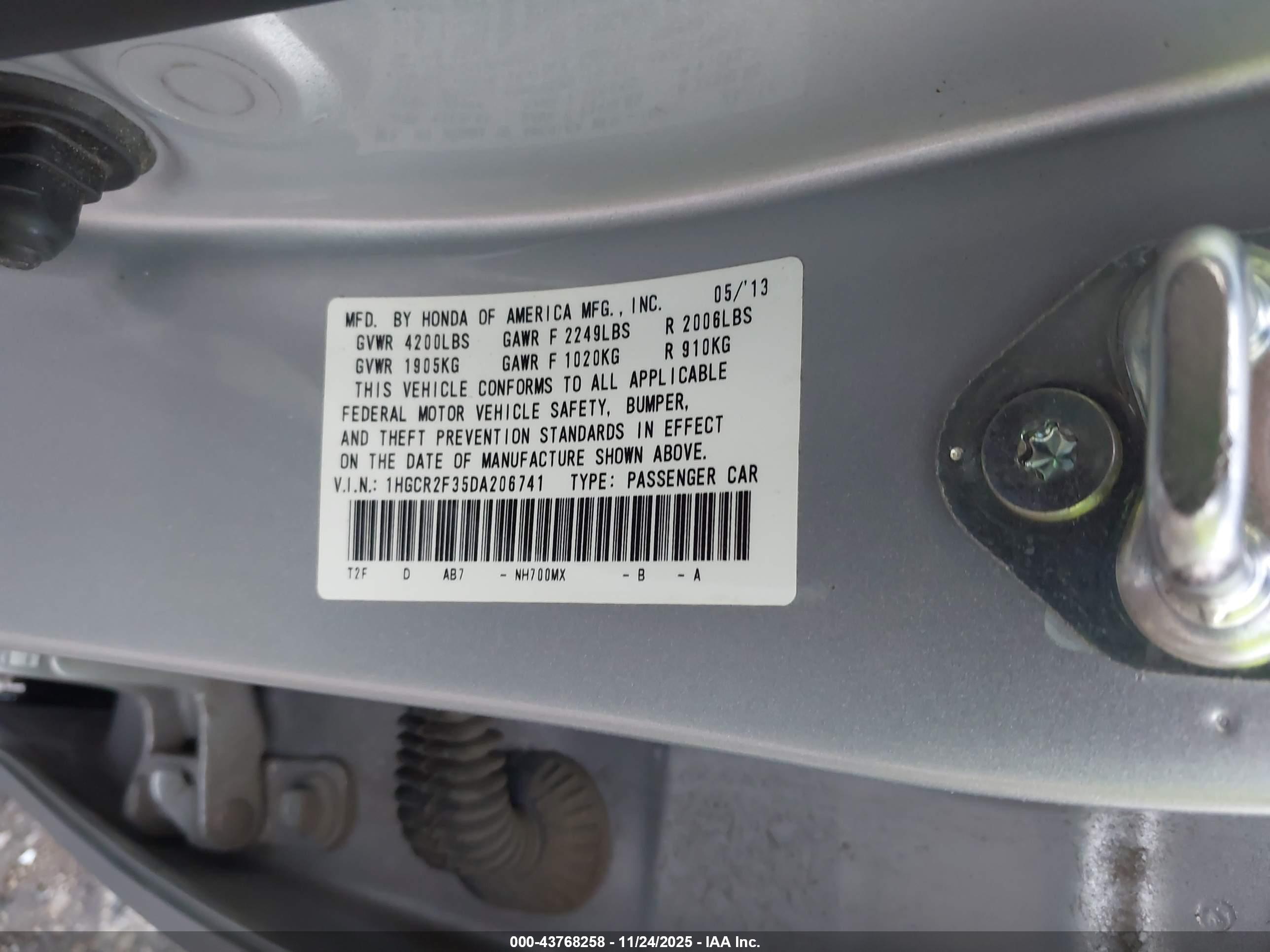 HONDA ACCORD image 9