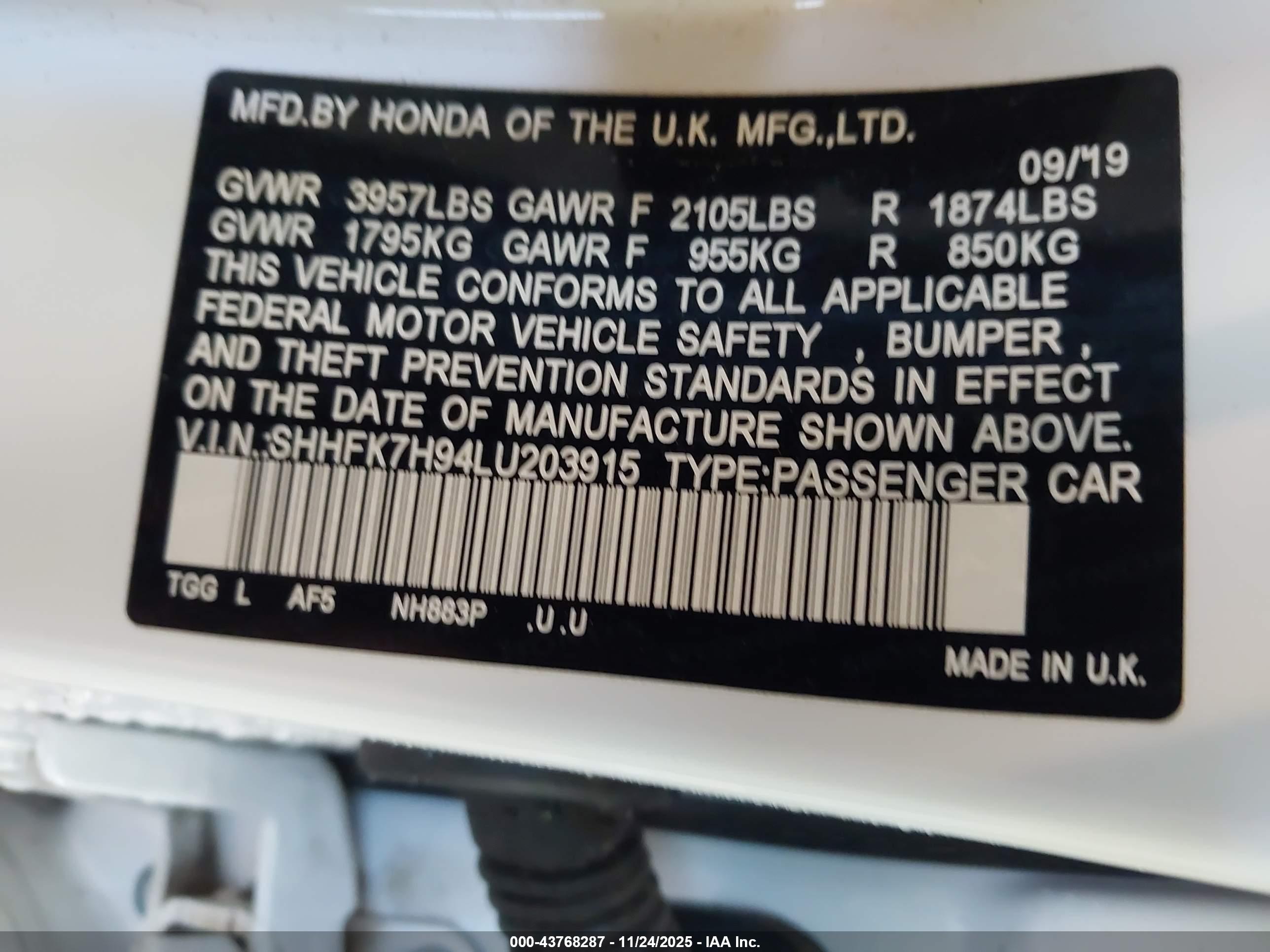 HONDA CIVIC image 9