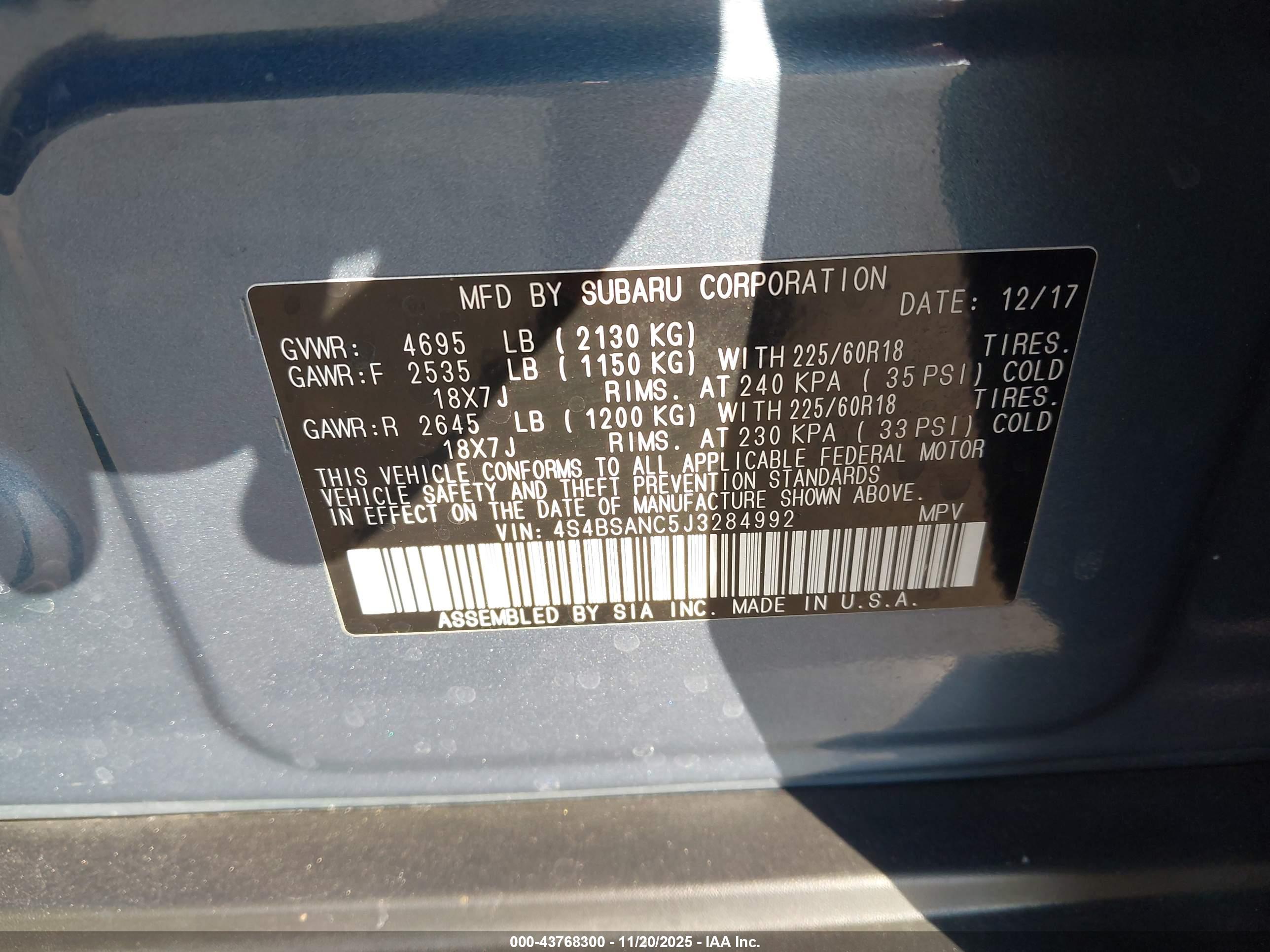SUBARU OUTBACK image 9