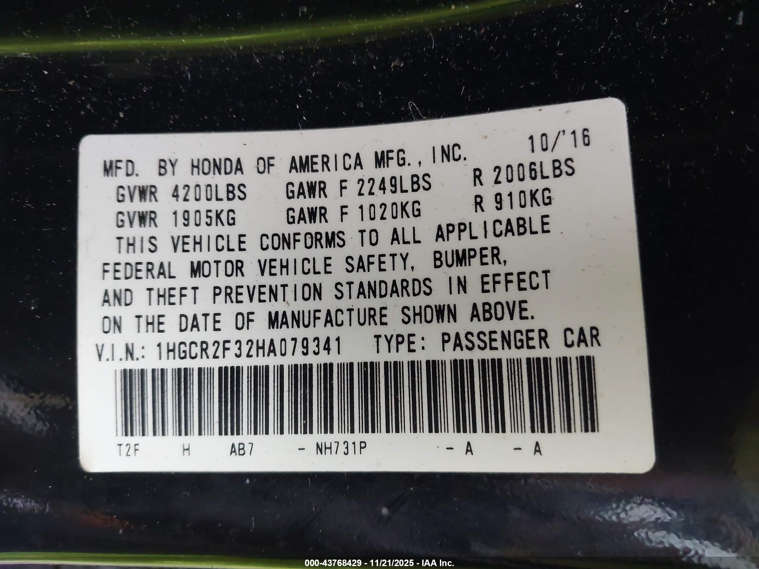 HONDA ACCORD image 9