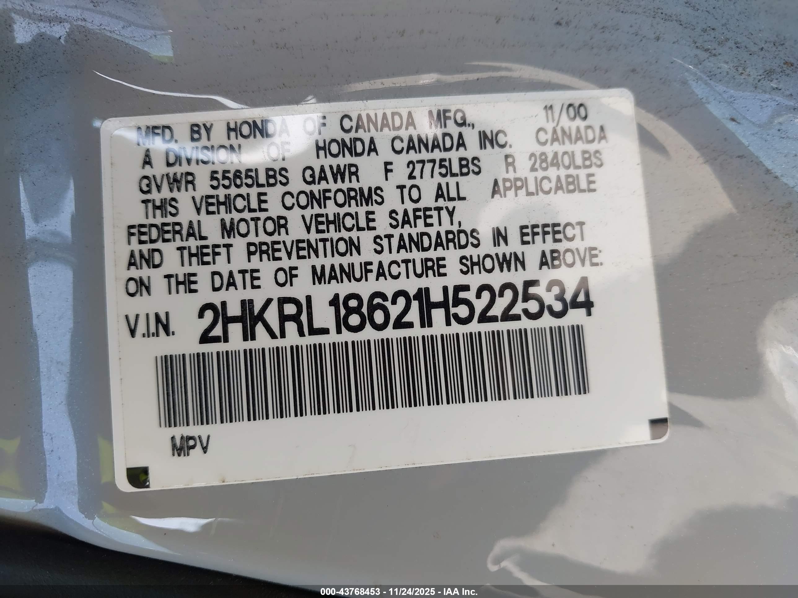 HONDA ODYSSEY image 9